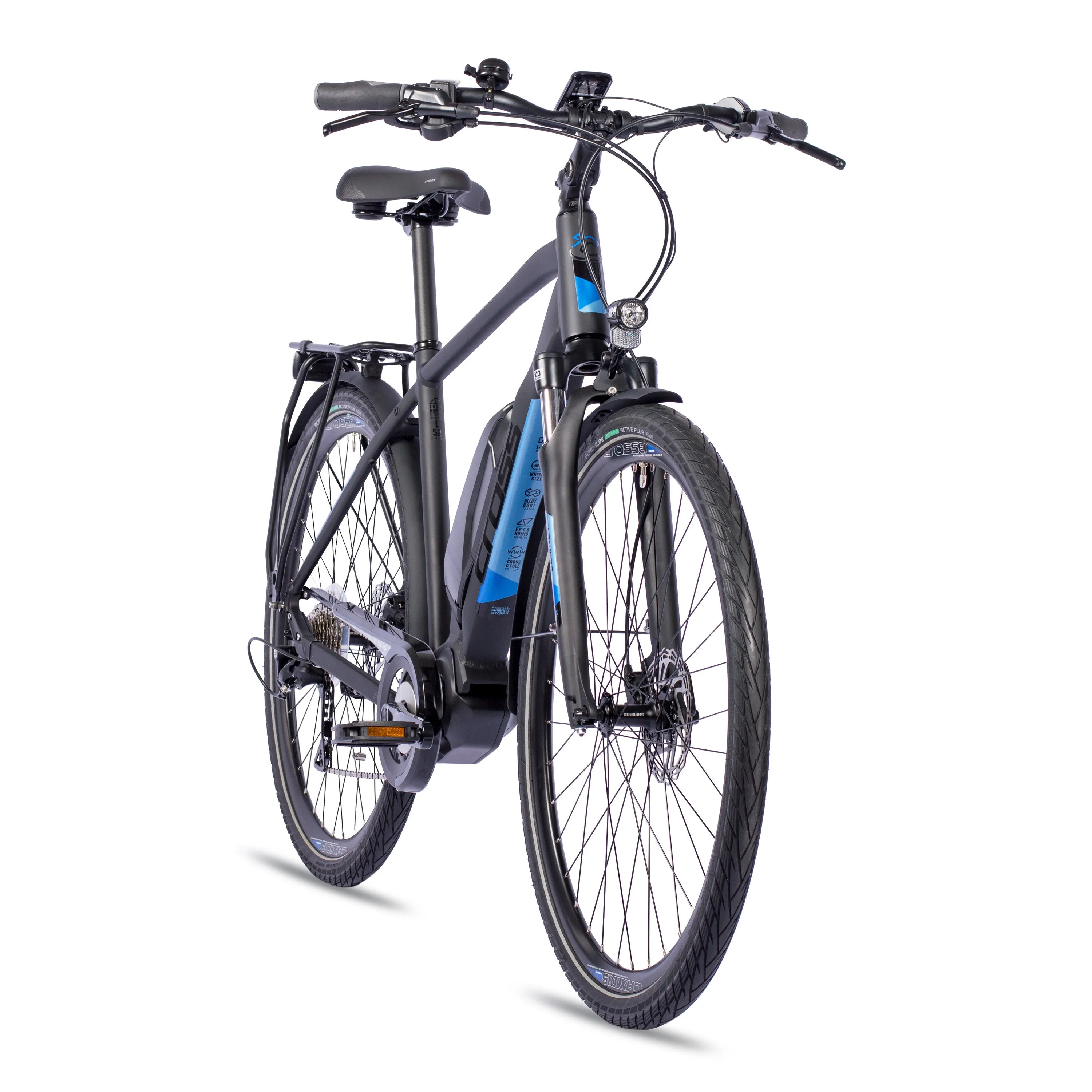 28 Zoll Herren E-Bike Trekking Fahrrad  V-TRON SHIMANO STеPS E-5000 418 Wh 9 x GANG SHIMANO RD-T3000