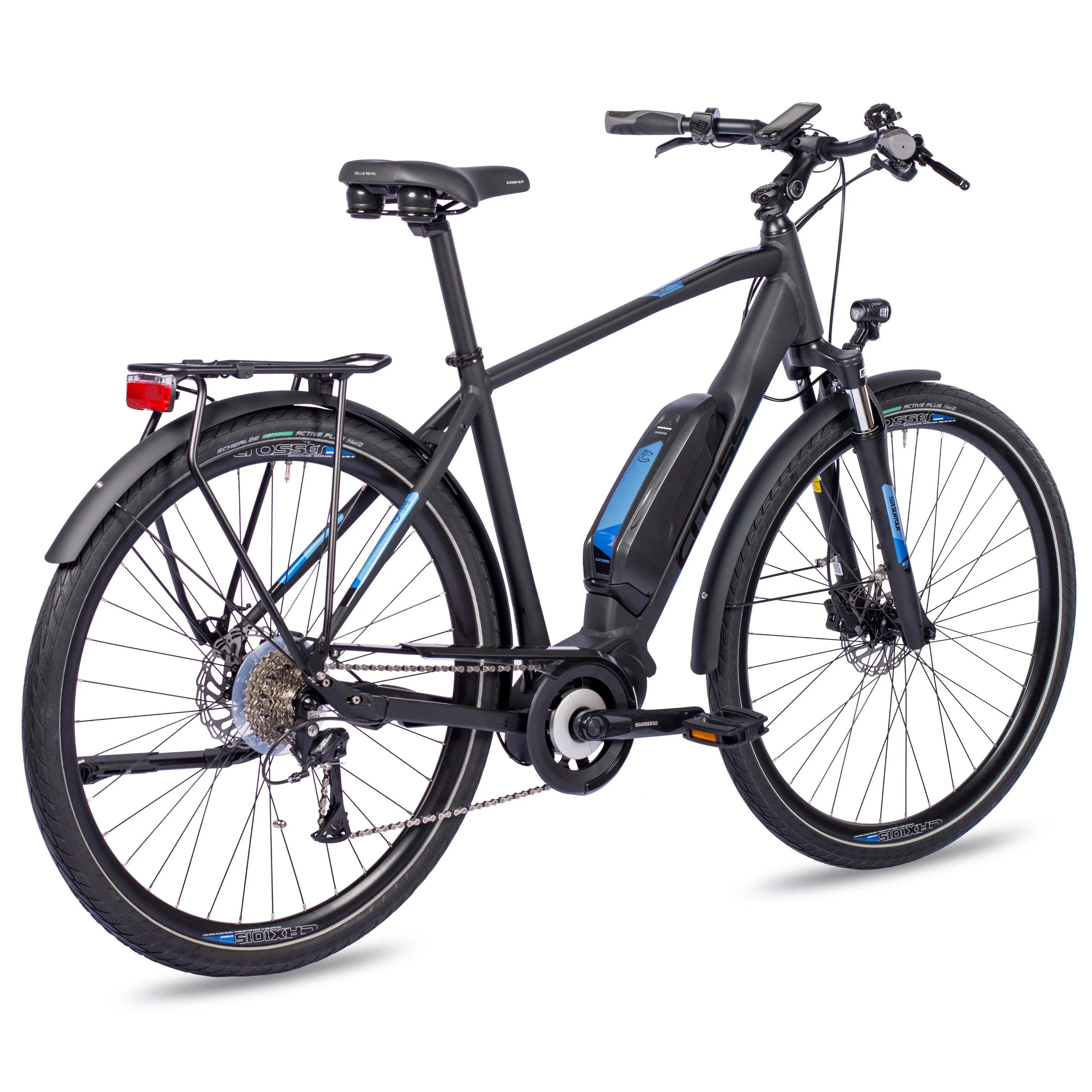 28 Zoll Herren E-Bike Trekking Fahrrad  V-TRON SHIMANO STеPS E-5000 418 Wh 9 x GANG SHIMANO RD-T3000