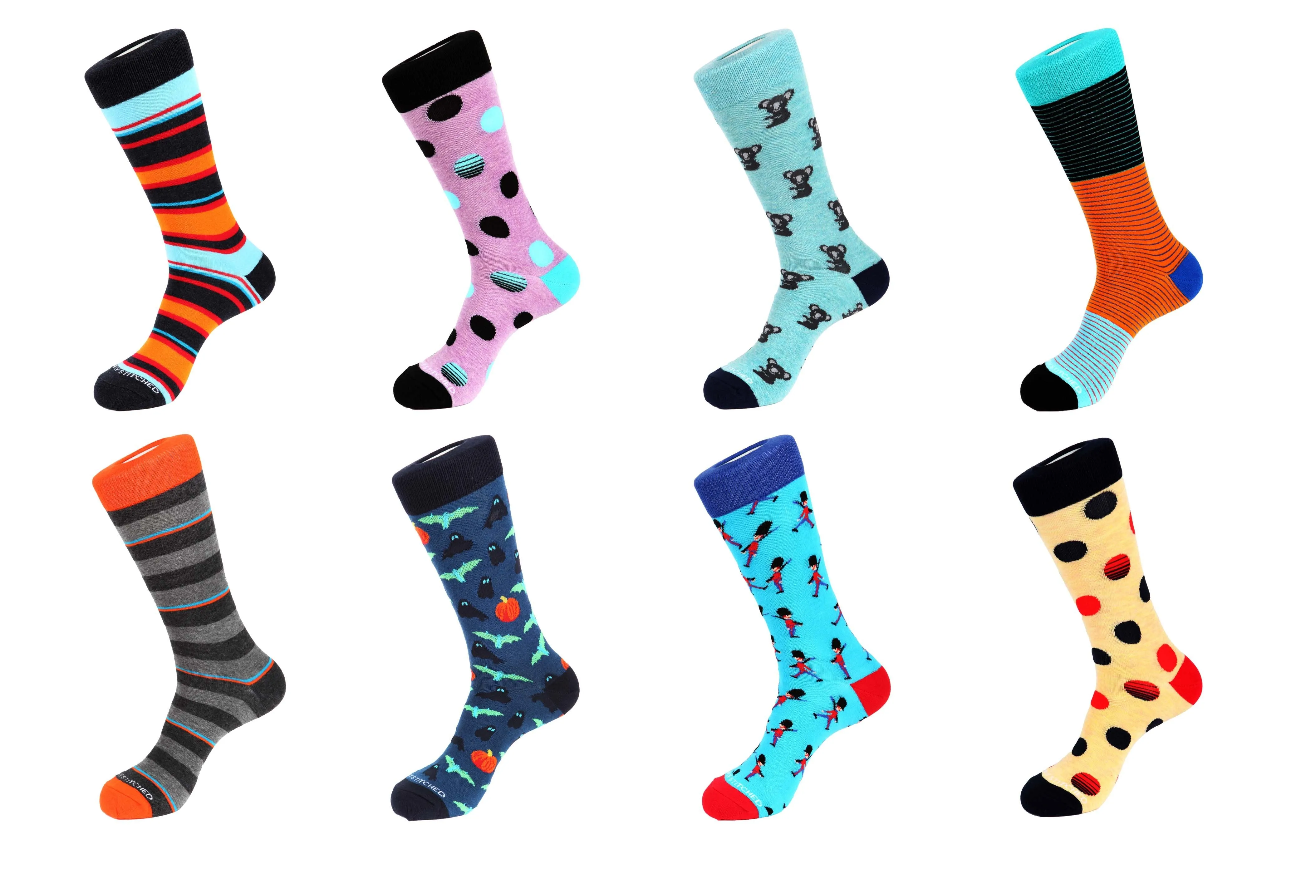 8 Pair Combo Pack Socks