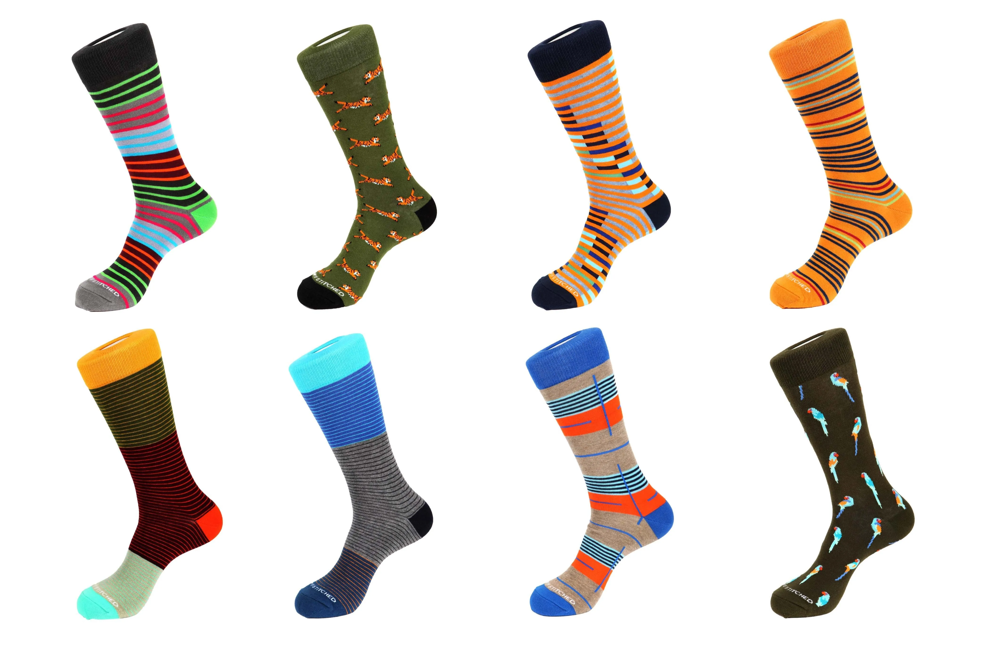 8 Pair Combo Pack Socks