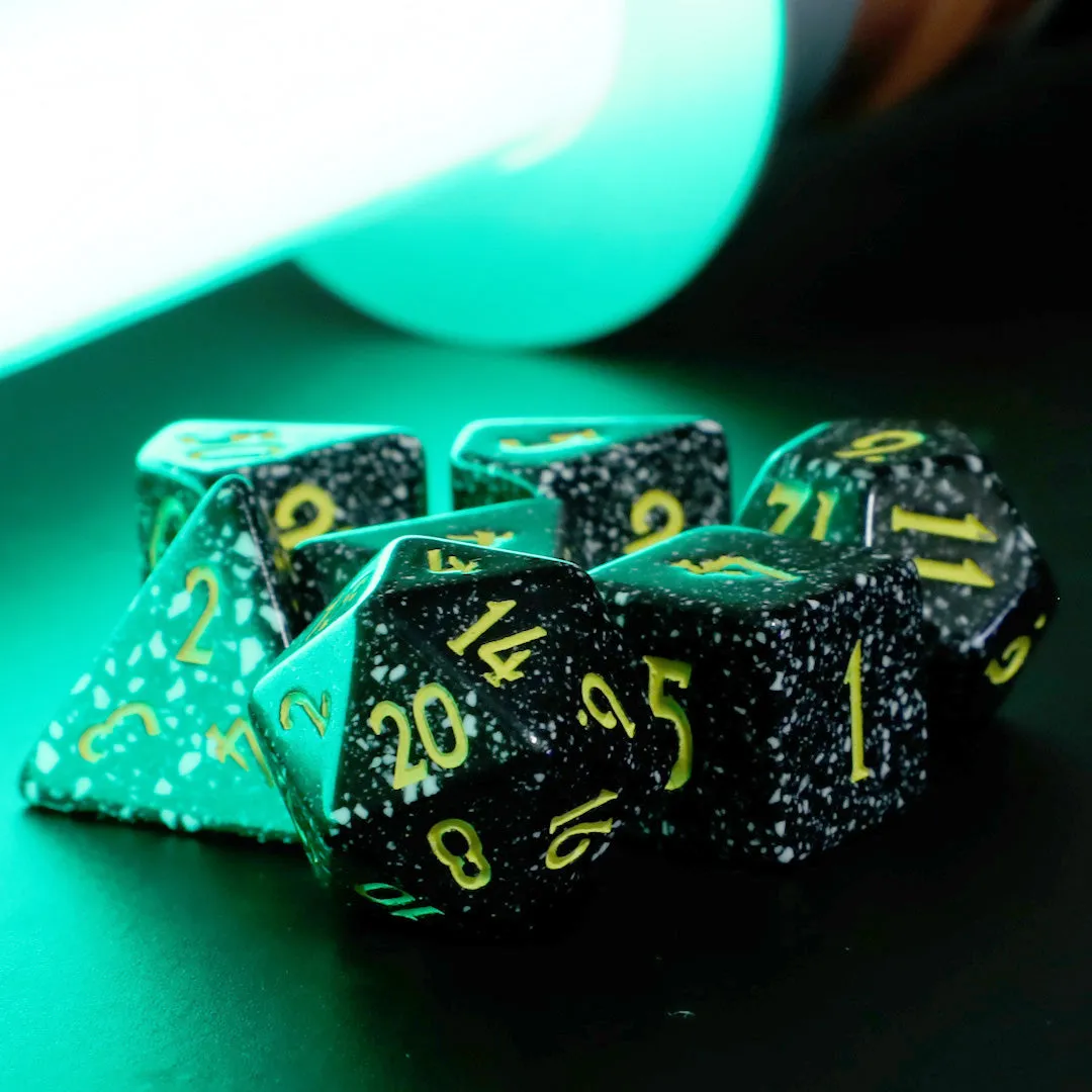 A Long Time Ago Resin 7pc Dice Set