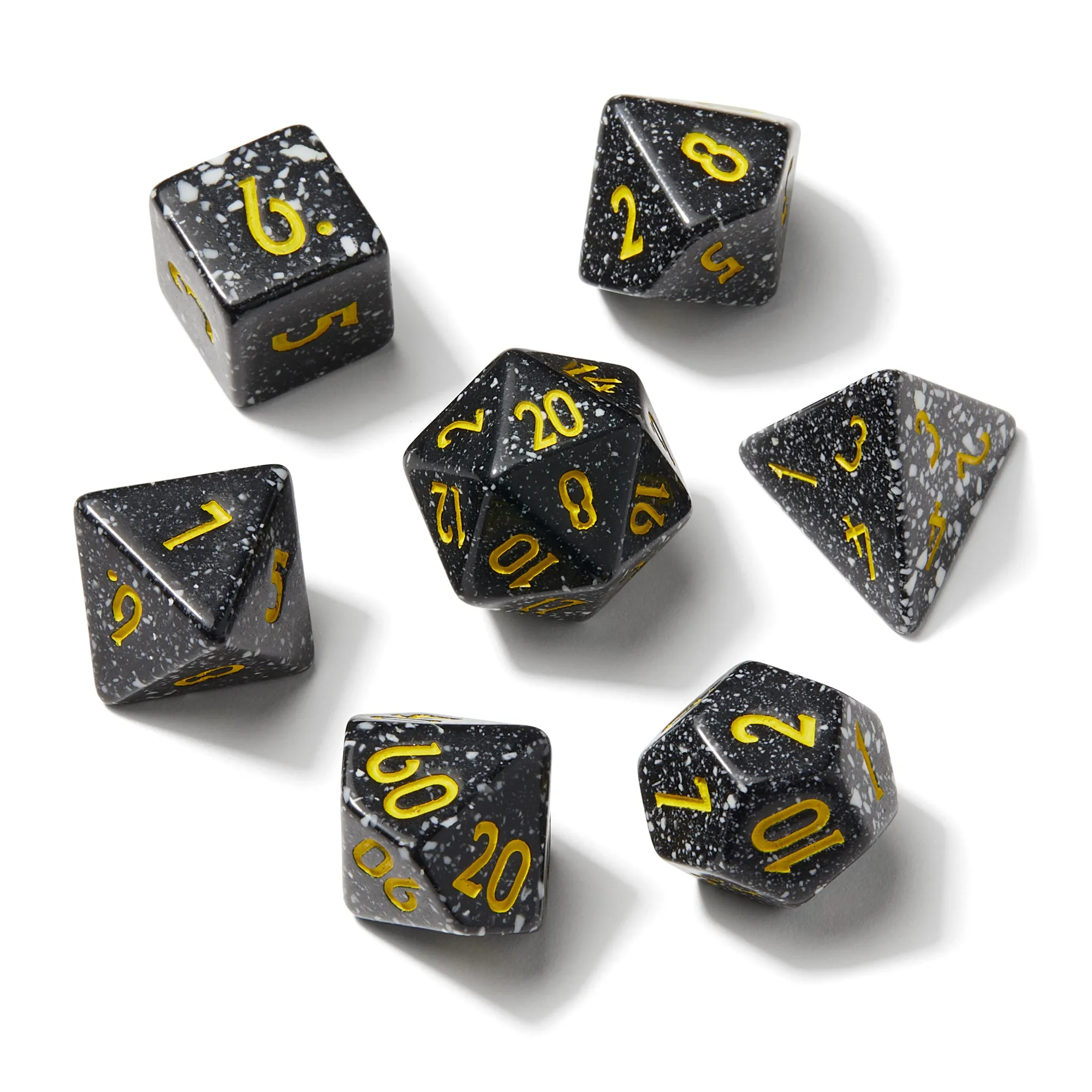 A Long Time Ago Resin 7pc Dice Set