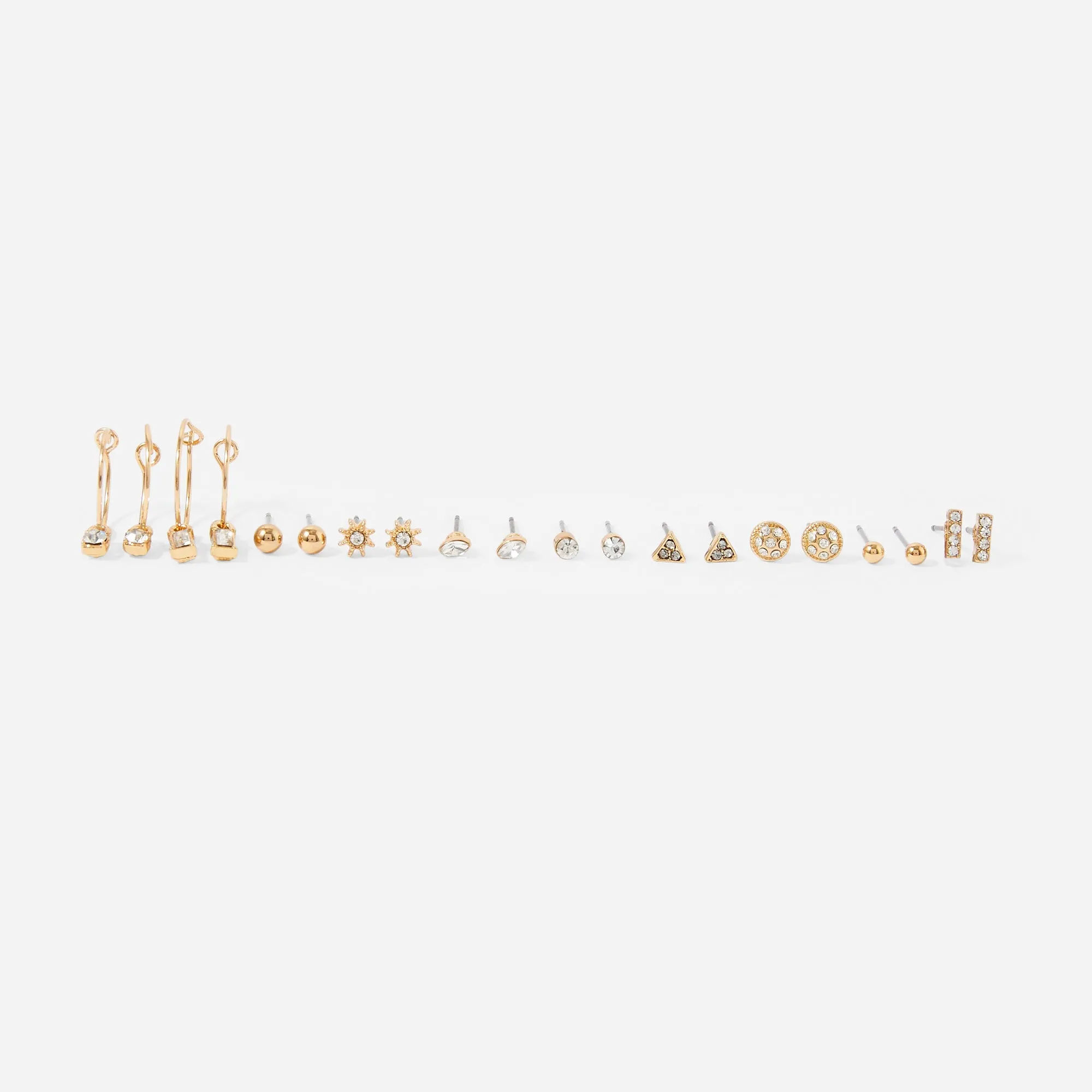 Accessorize London 10 X Glamazon Stud Set