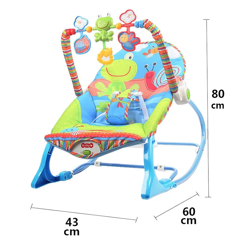 Adjustable Baby Rocker - Blue