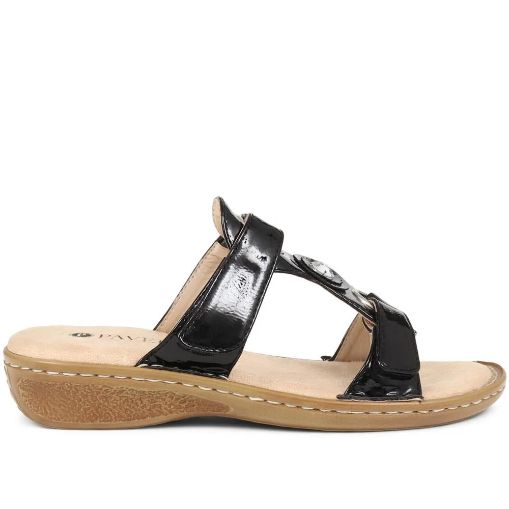 Adjustable Mule Sandals - WBINS37026 / 323 334