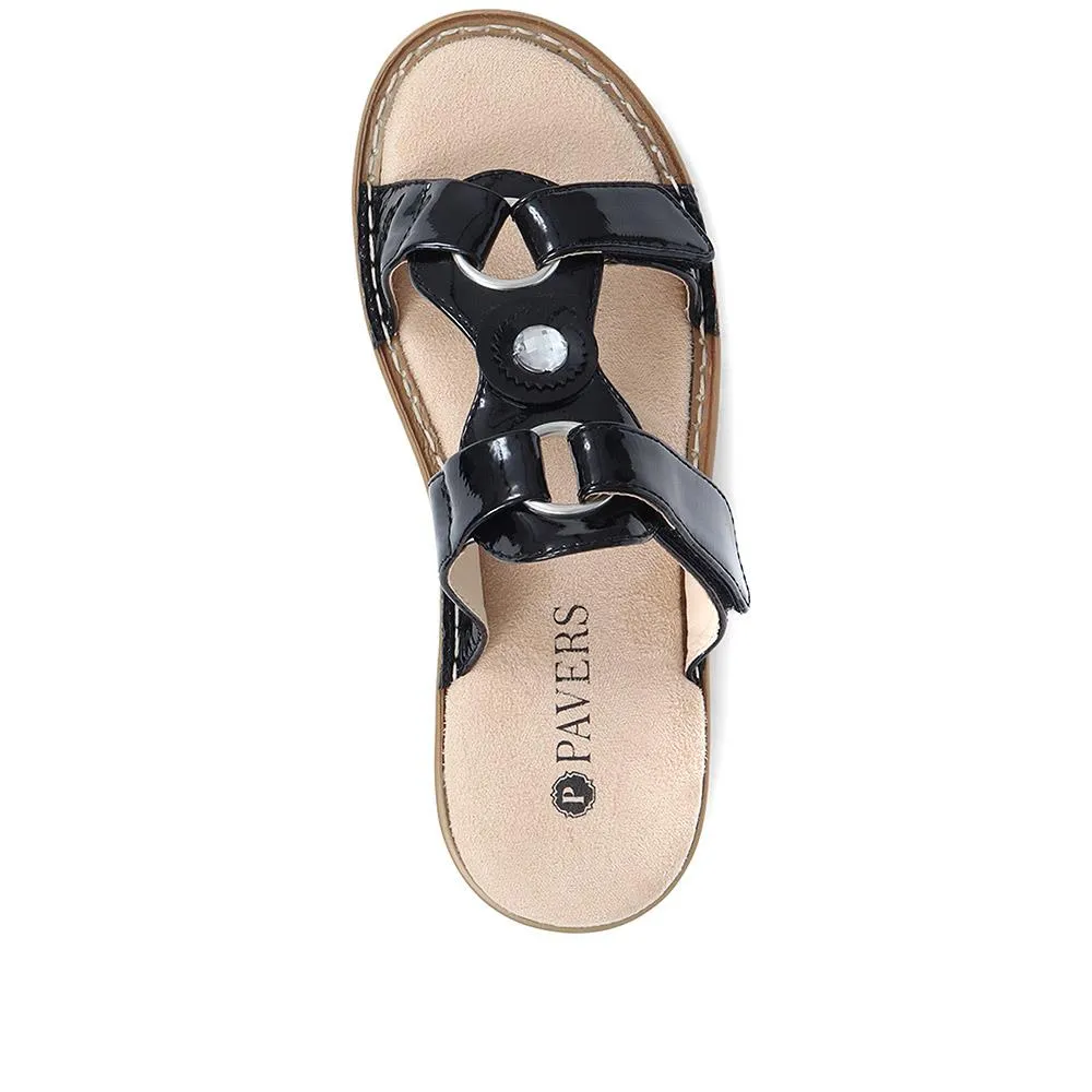 Adjustable Mule Sandals - WBINS37026 / 323 334