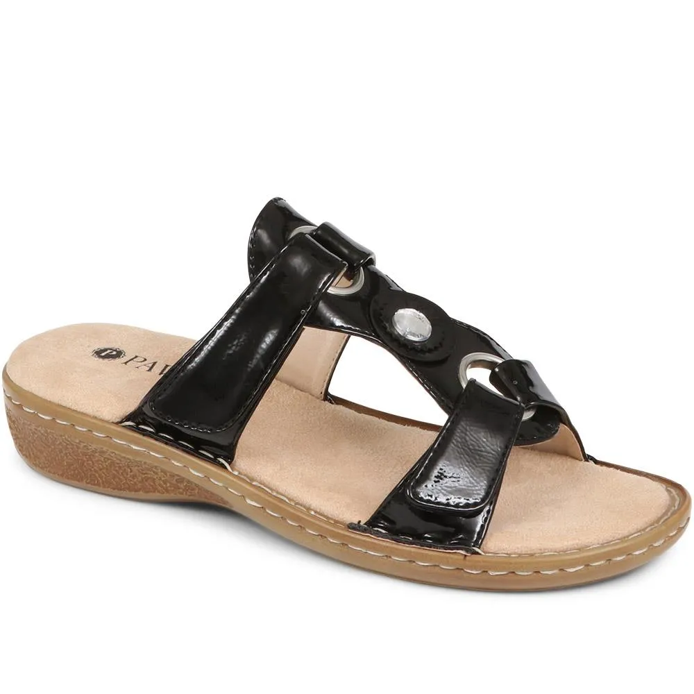 Adjustable Mule Sandals - WBINS37026 / 323 334