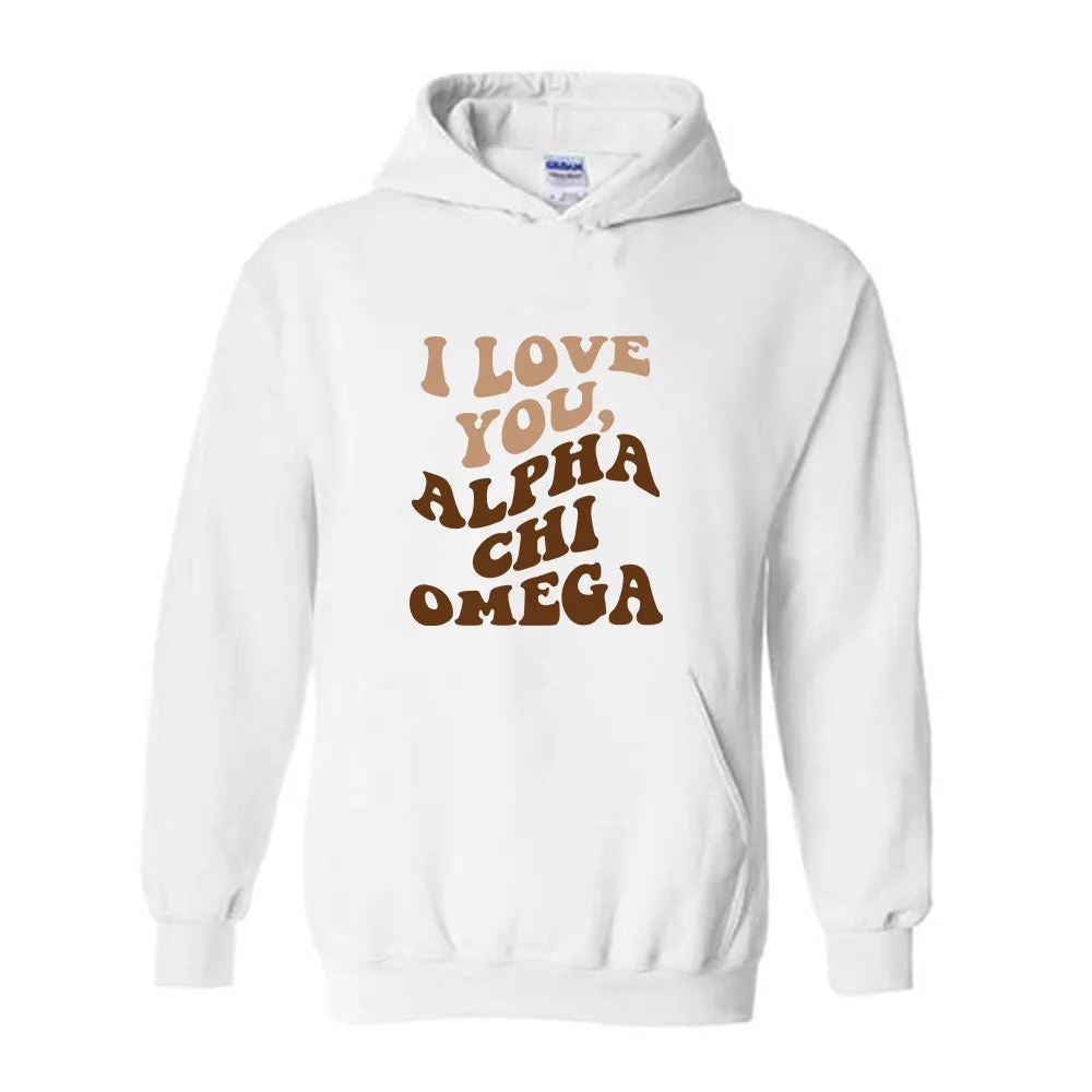 Alpha Chi Omega - No Matter What Sorority Hoodie