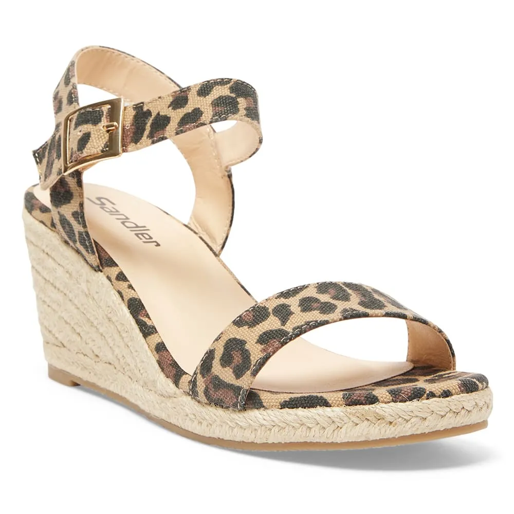 Annie Wedge in Animal Fabric