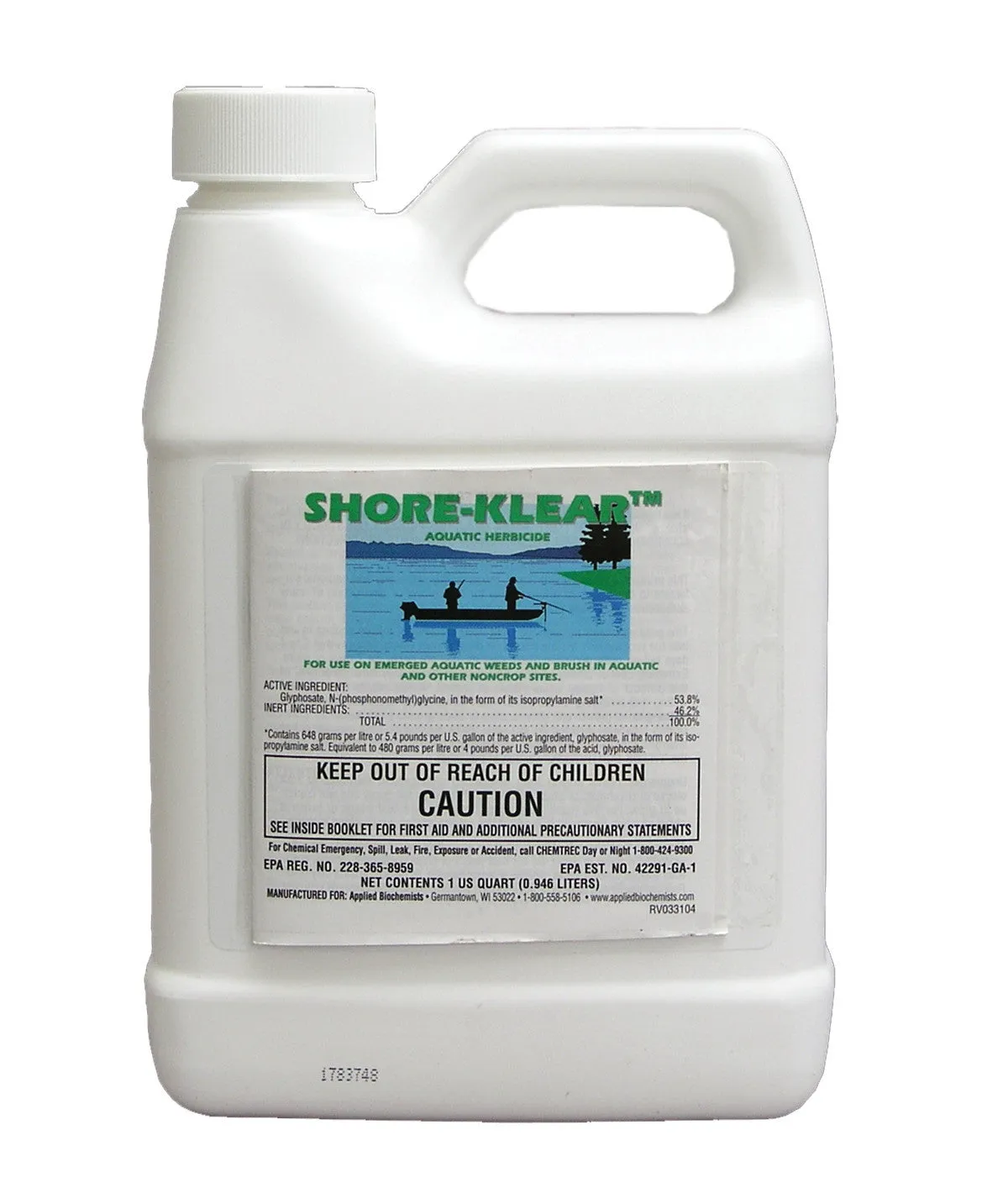 Applied Biochemists-lonza - Shore-klear Aquatic Herbicide