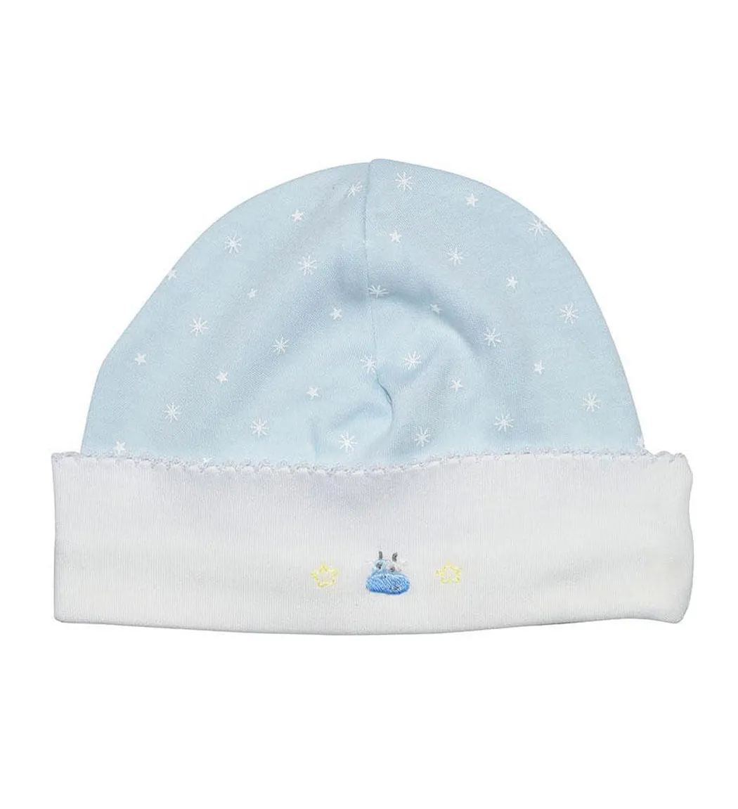 Baby Boy's Cow on the Moon Hat