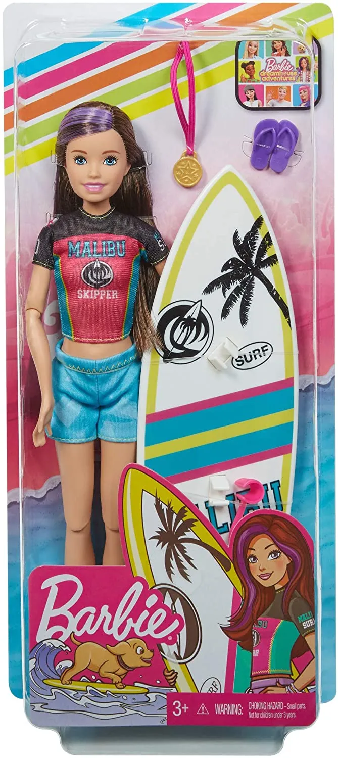 Barbie Dreamhouse Adventures Skipper Surf Doll