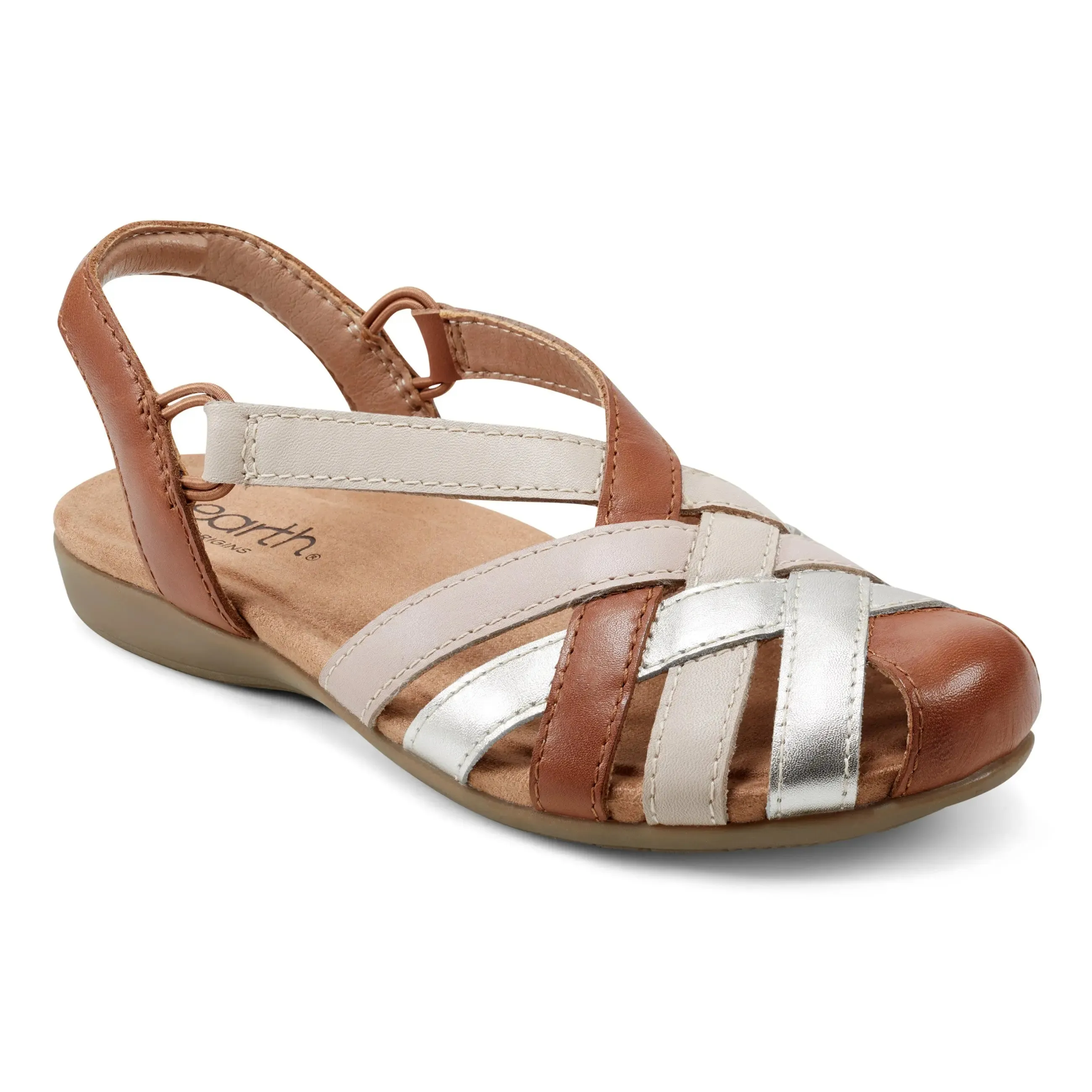 Berri Woven Casual Round Toe Slip-on Sandals