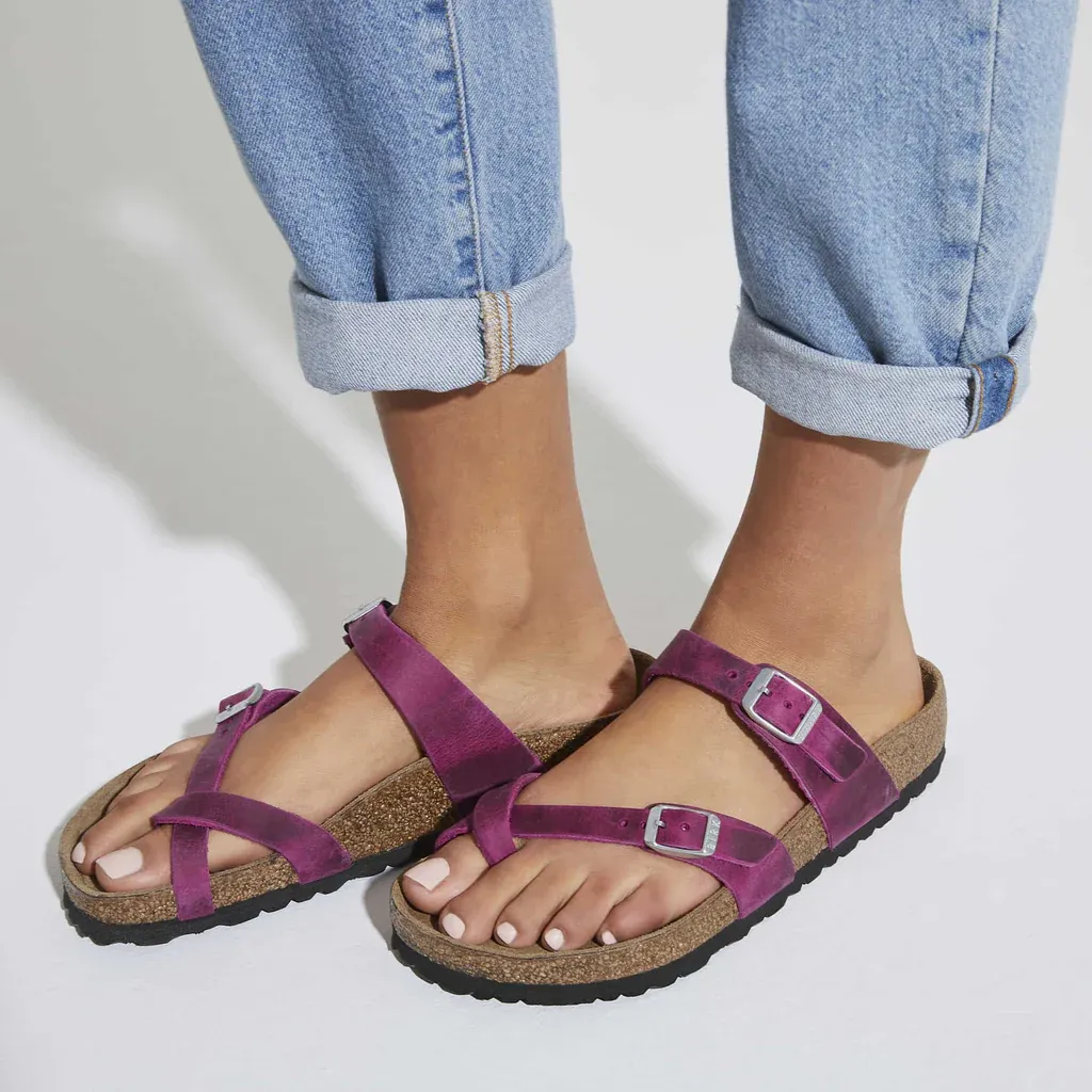 Birkenstock Mayari Oiled Leather Sandals Women's