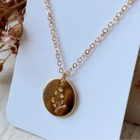 Bluebell Medallion Necklace