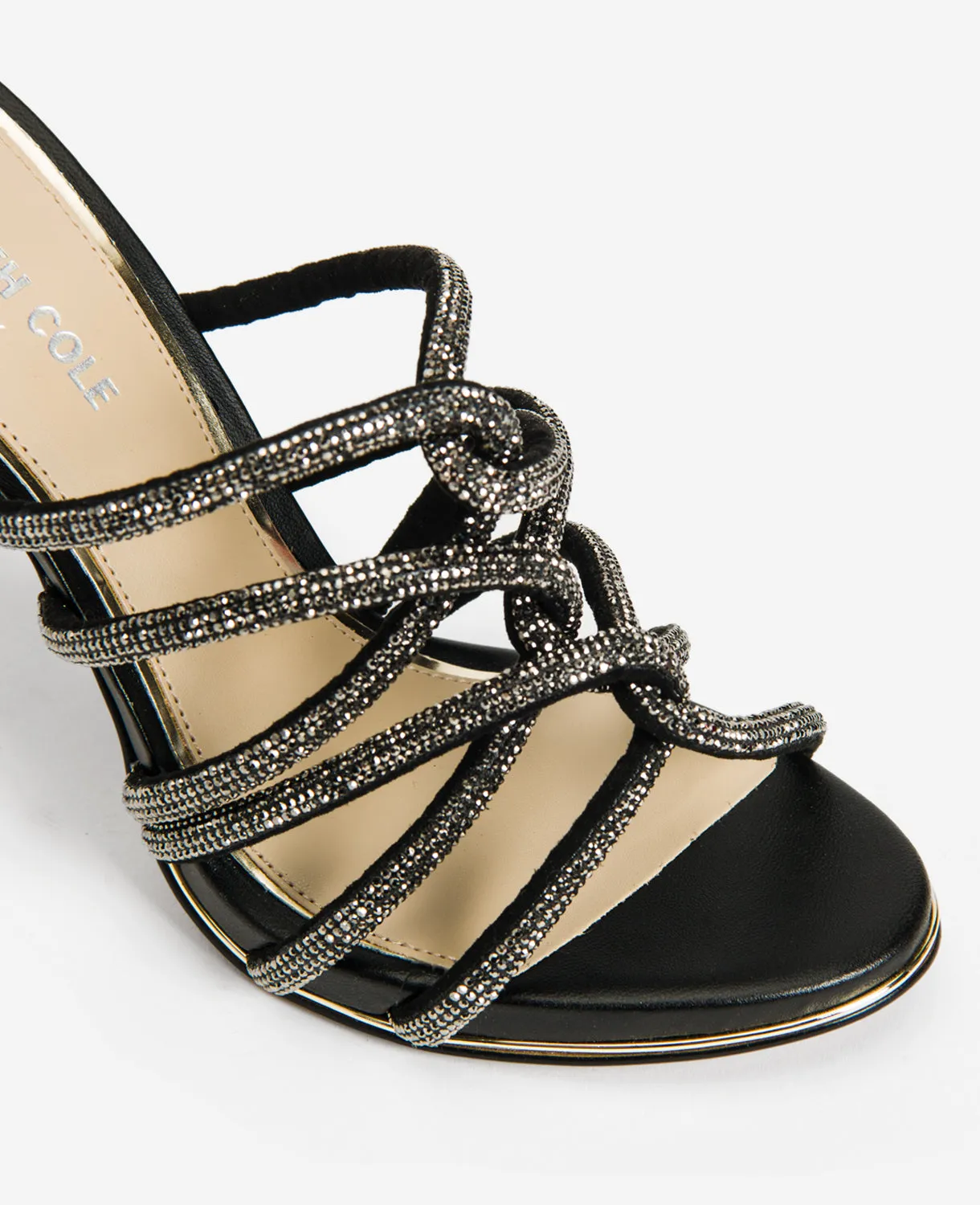 Brooke 95 Twisted Jeweled Heel