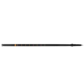 Carbon Fiber Quick Lock Pole Lower Section Replacement: Matte Black - Orange Logo