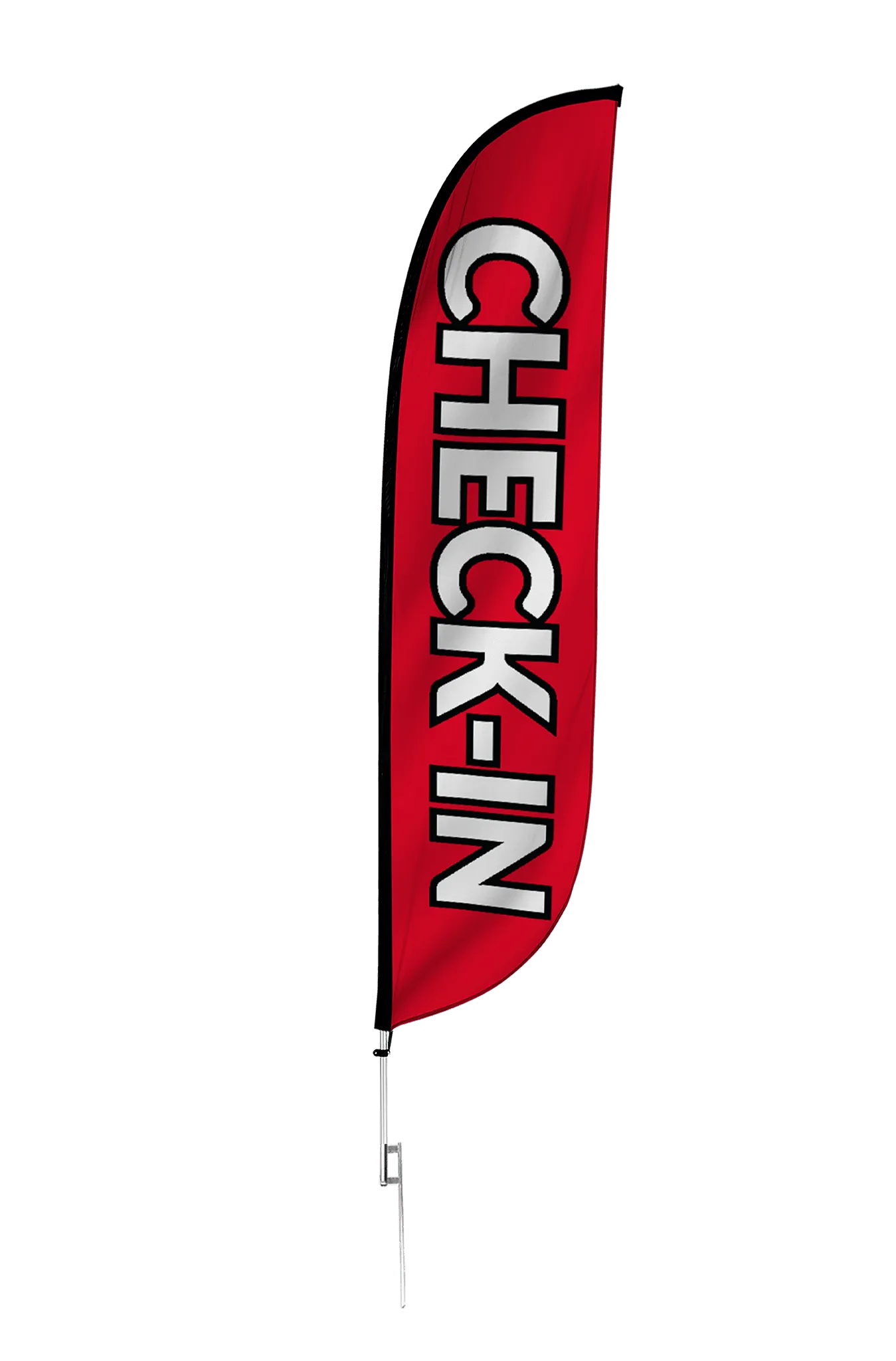 Check-In Feather Flag