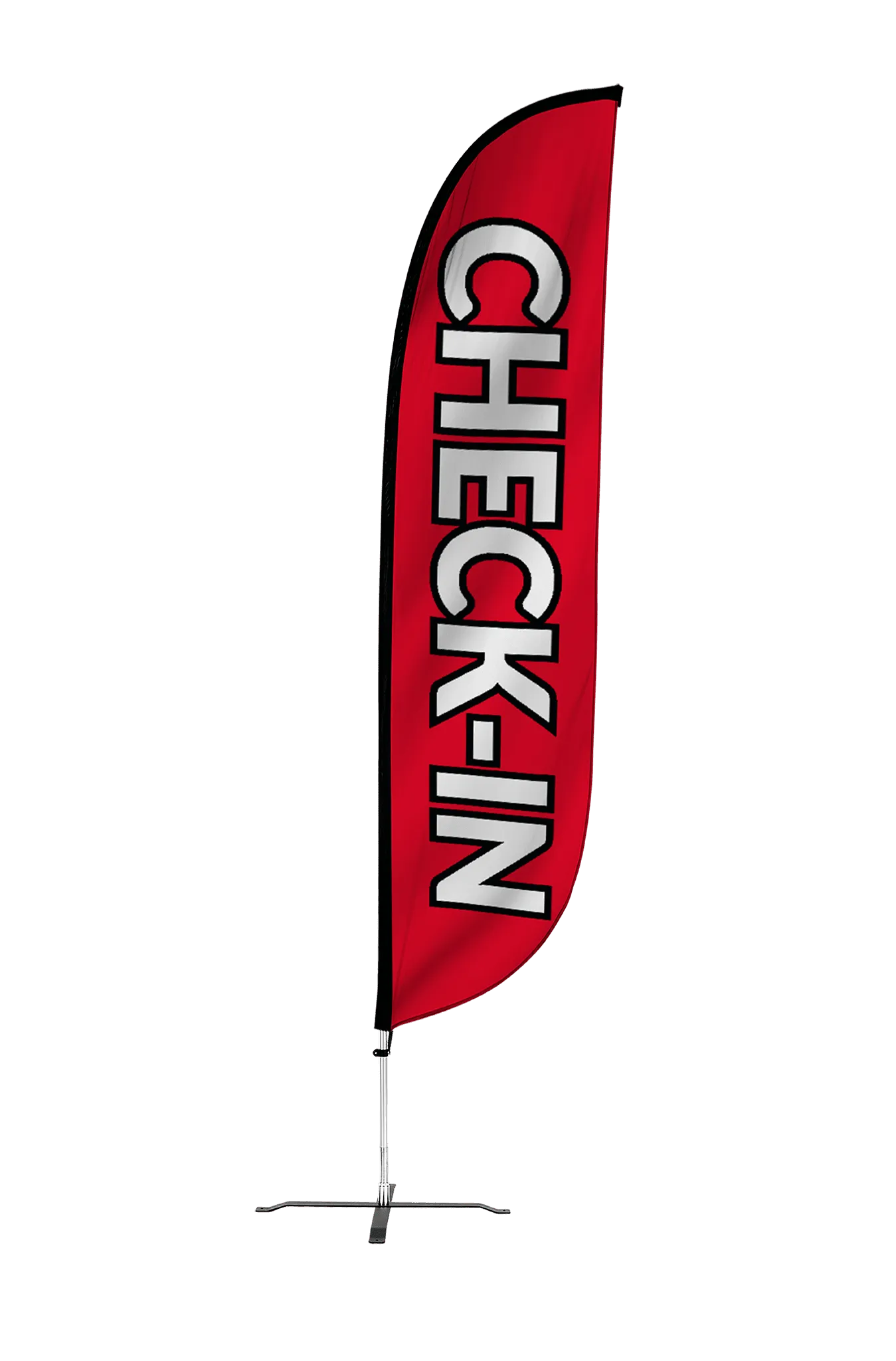 Check-In Feather Flag