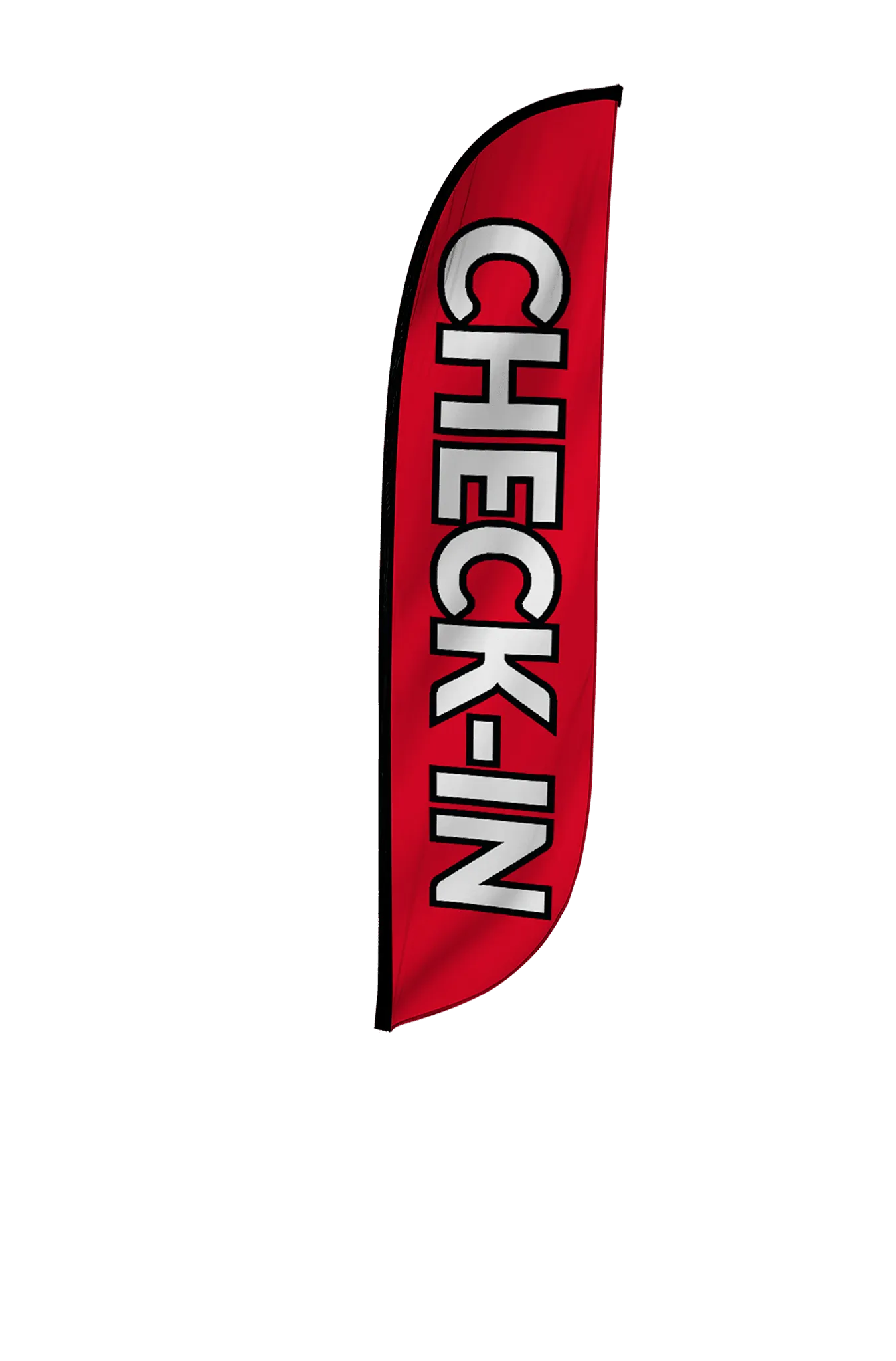 Check-In Feather Flag