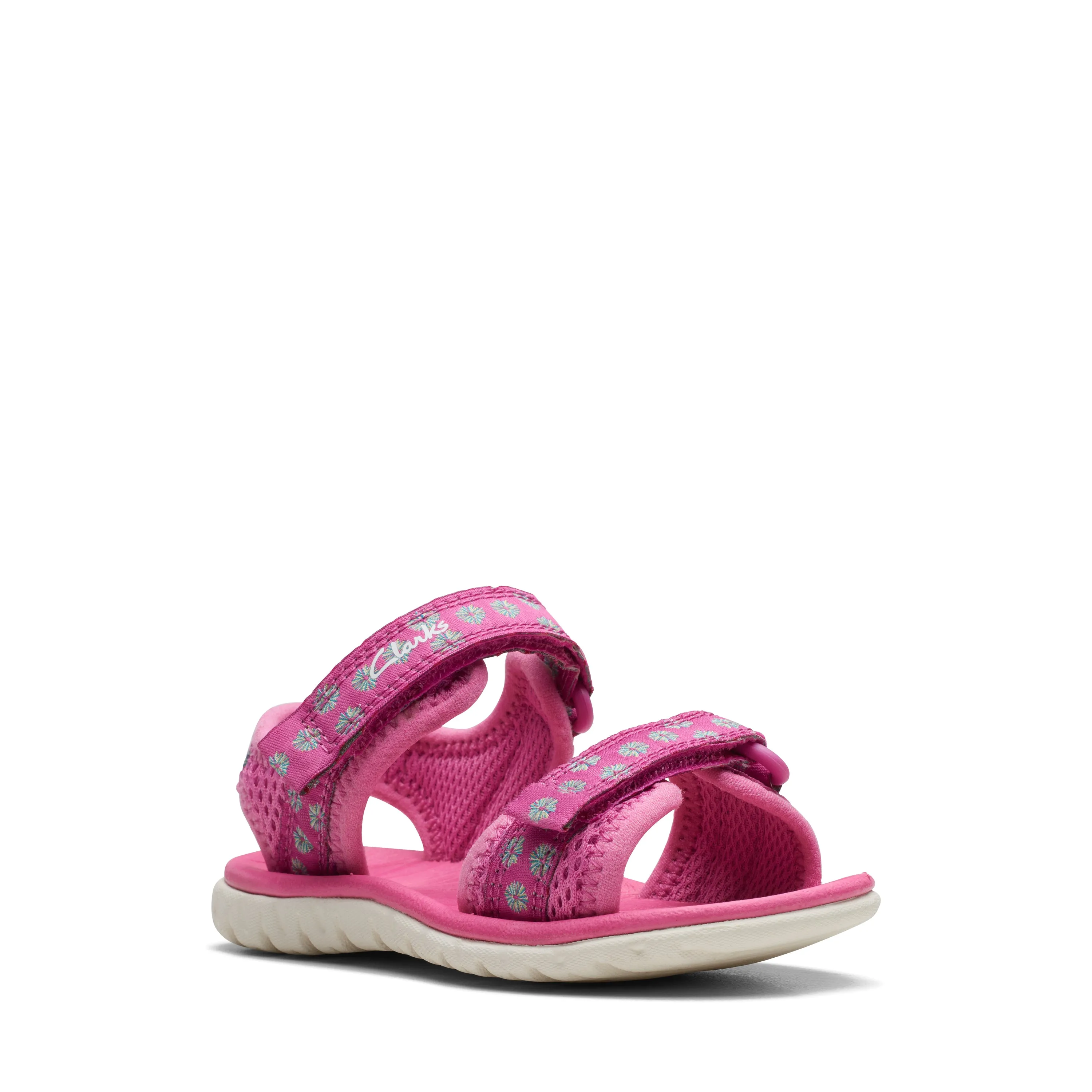 Clarks Surfing Tide Girls Hot Pink Sandal