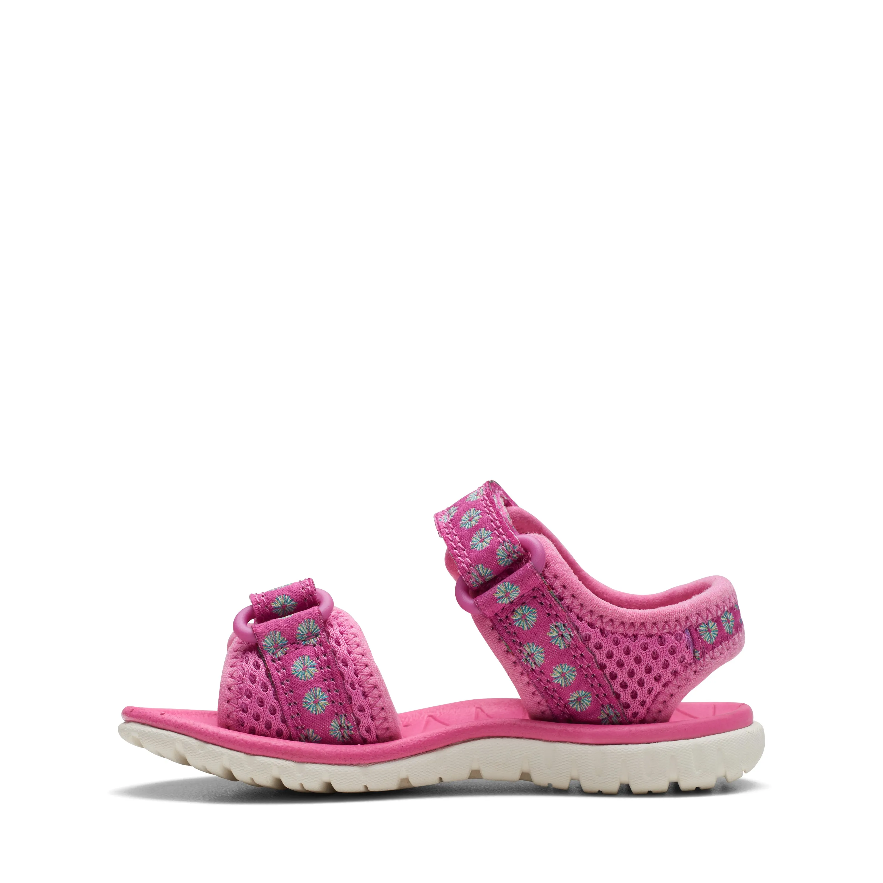 Clarks Surfing Tide Girls Hot Pink Sandal