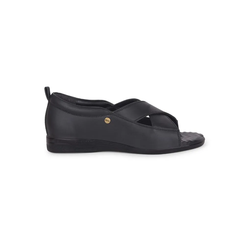 Coolers By Liberty 7194-501 Mens Black Formal Sandal