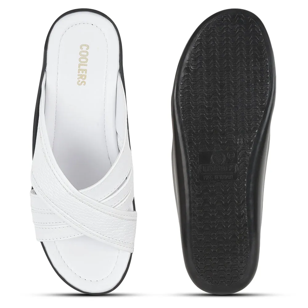 Coolers By Liberty Men DON White Casual Slippers