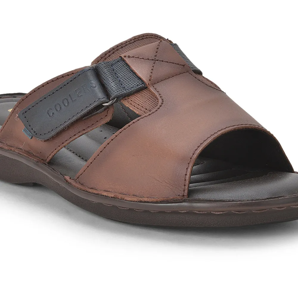 Coolers Casual (Tan) Slippers For Men E278-01N By Liberty