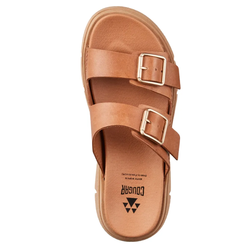 Cougar Piera Leather Tan Sandal (Women's)