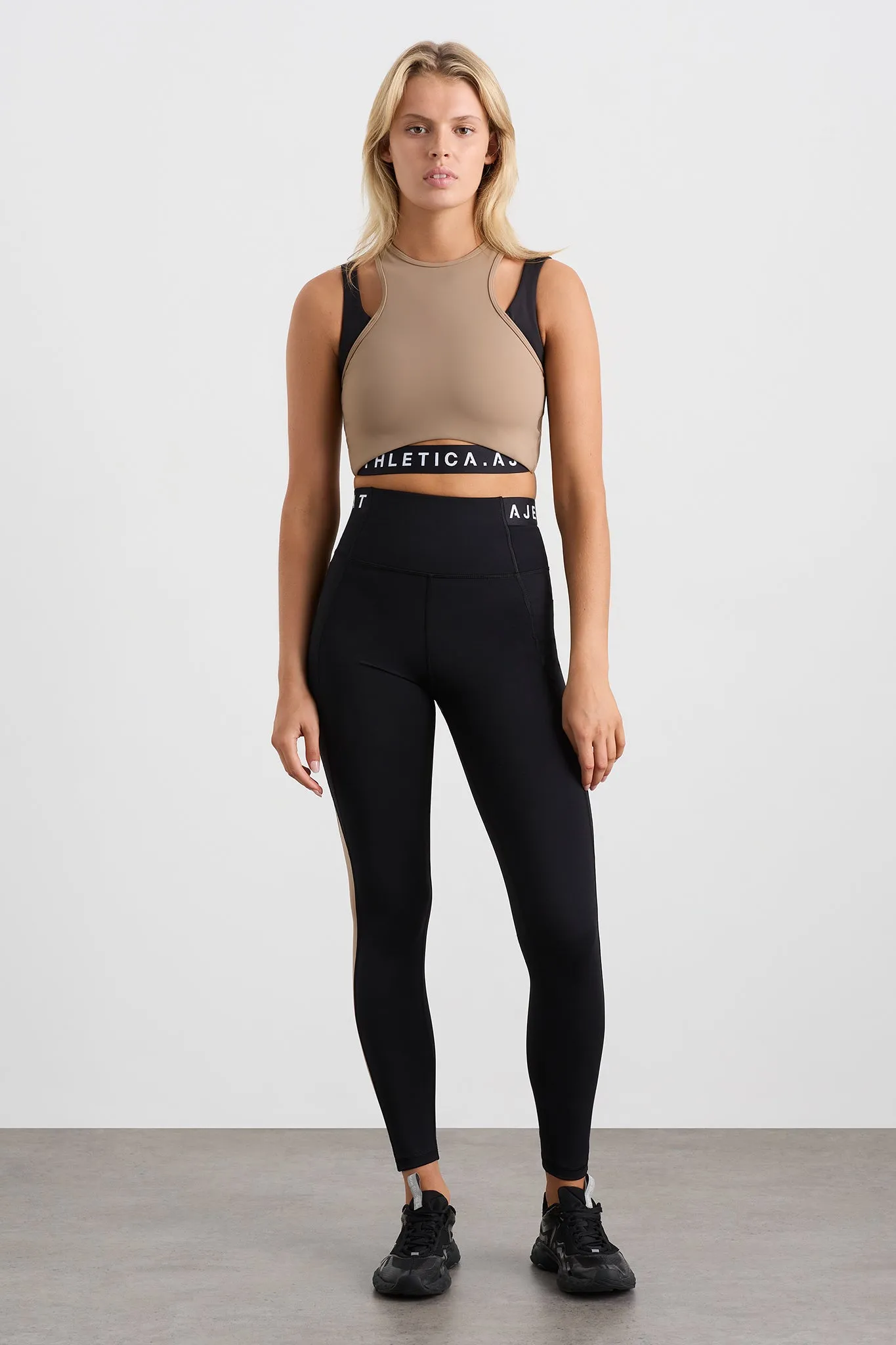 Cropped Layered Sport Tank 159