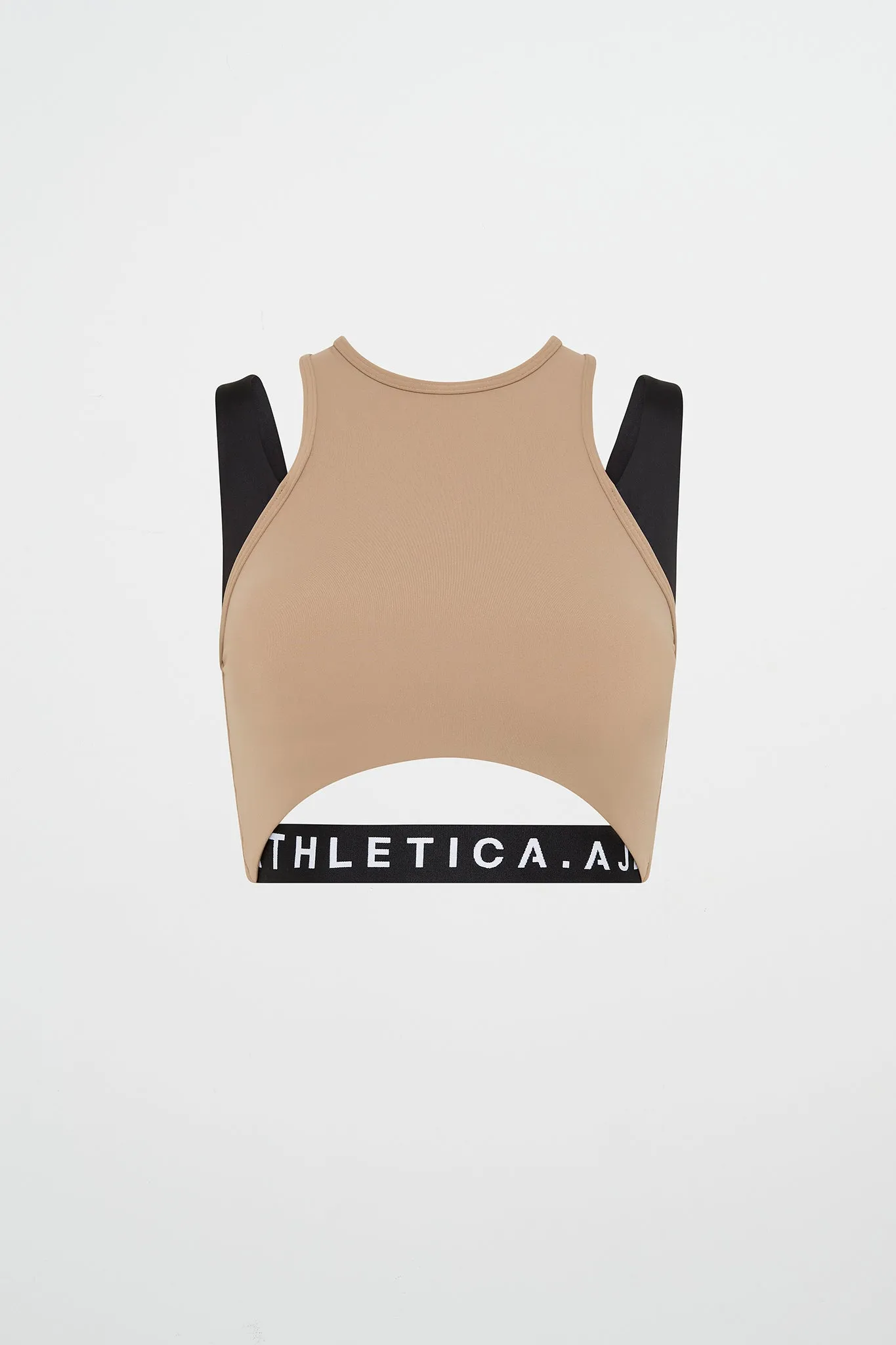 Cropped Layered Sport Tank 159