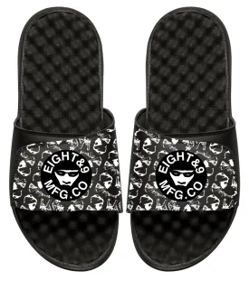 Delilah Dead Pres Slides Black