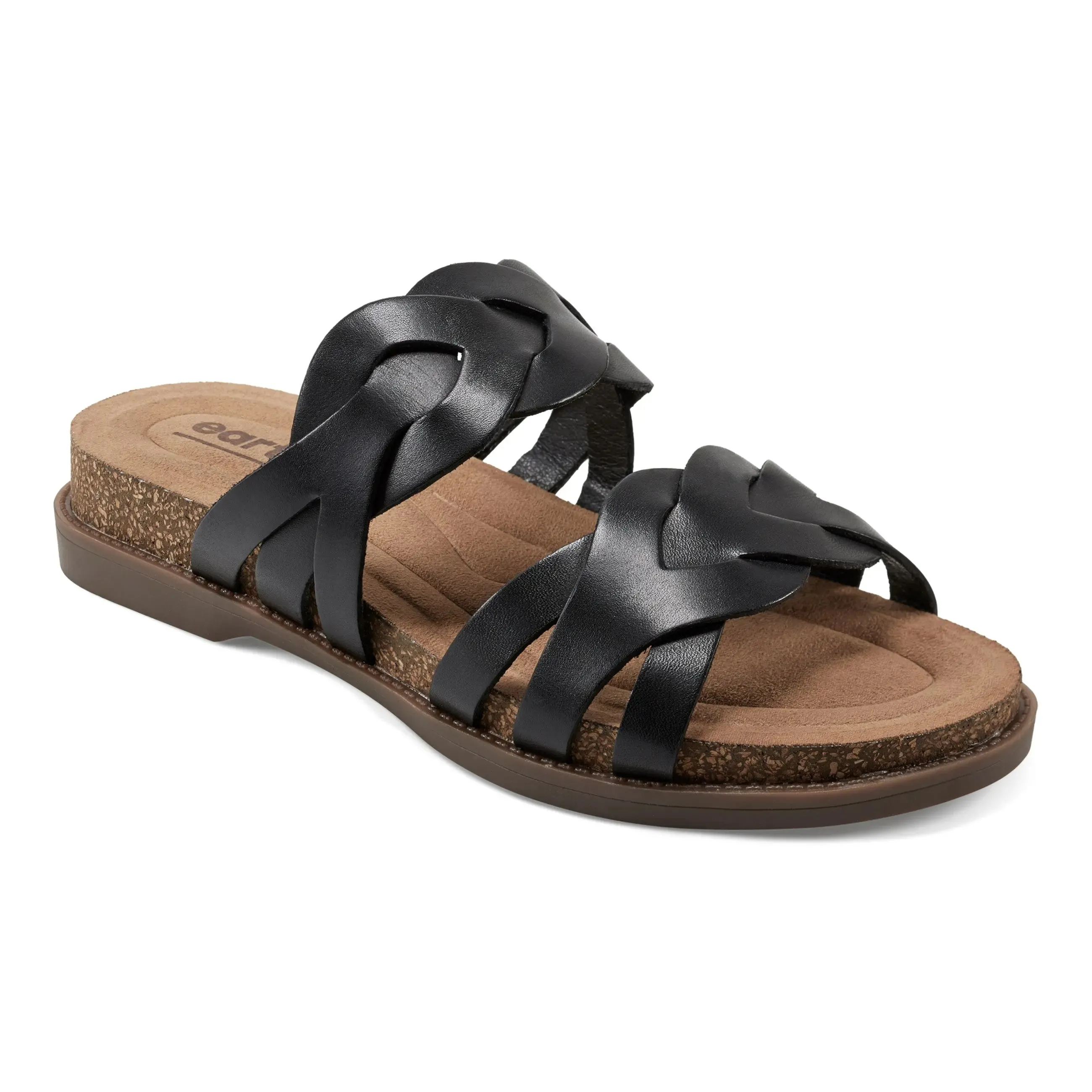 Desty Round Toe Woven Casual Slip-on Sandals