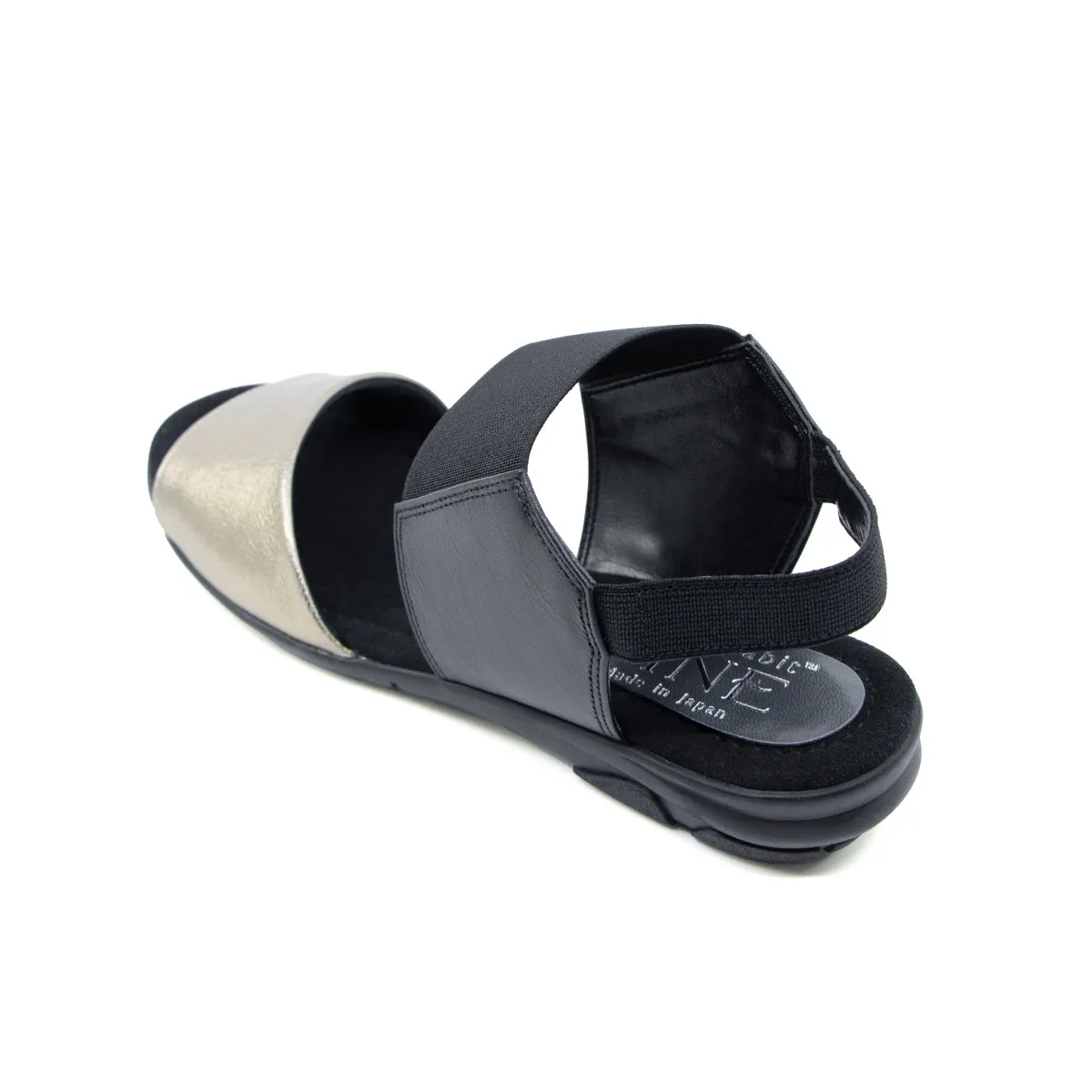 Didi Black-Gold Soft Waiking Sandals