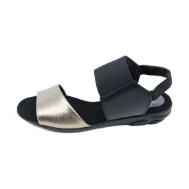 Didi Black-Gold Soft Waiking Sandals