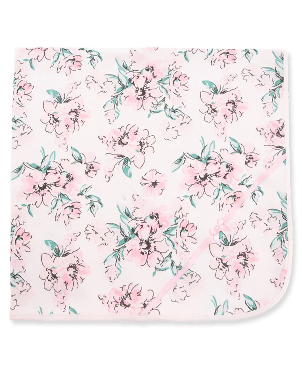 Dream Floral Receiving Blanket