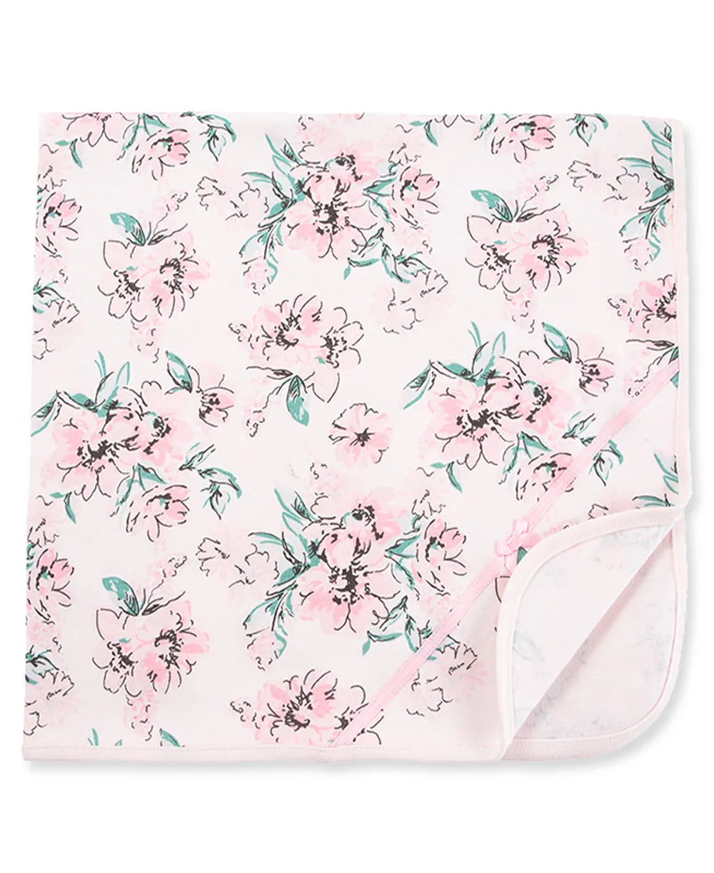 Dream Floral Receiving Blanket