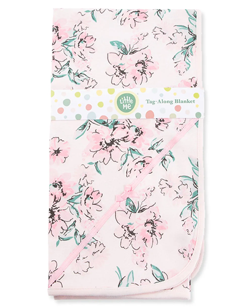 Dream Floral Receiving Blanket