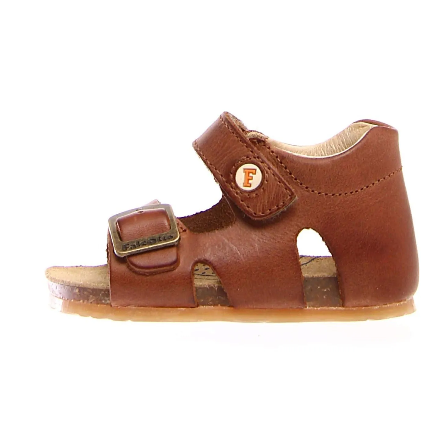 Falcotto Boy's and Girl's Bea Open Toe Sandals - Cuoio