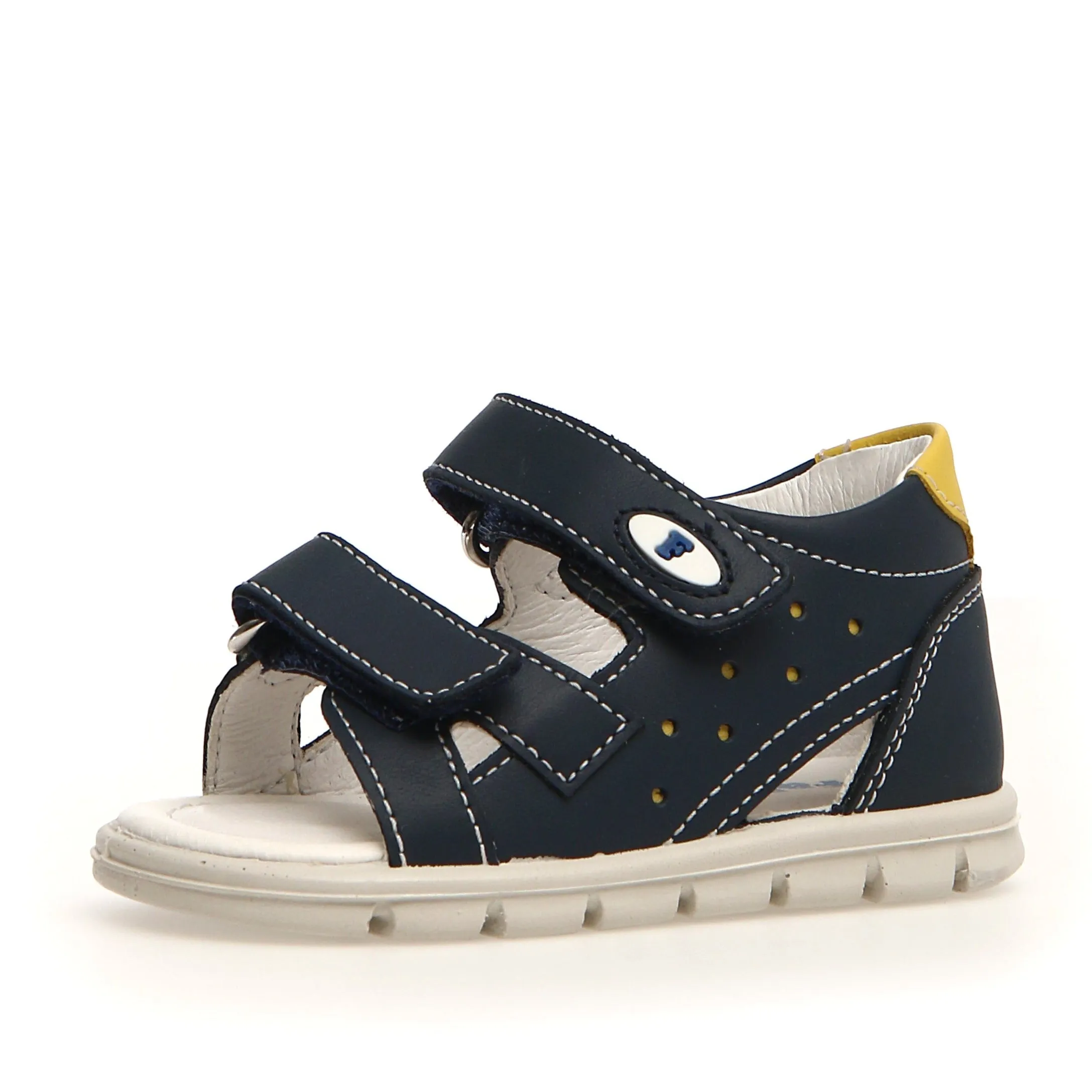 Falcotto Boy's Crockin Sandals - Navy/Yellow