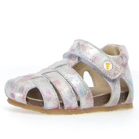 Falcotto Girl's Alby Suede Feather Sandals - Multi