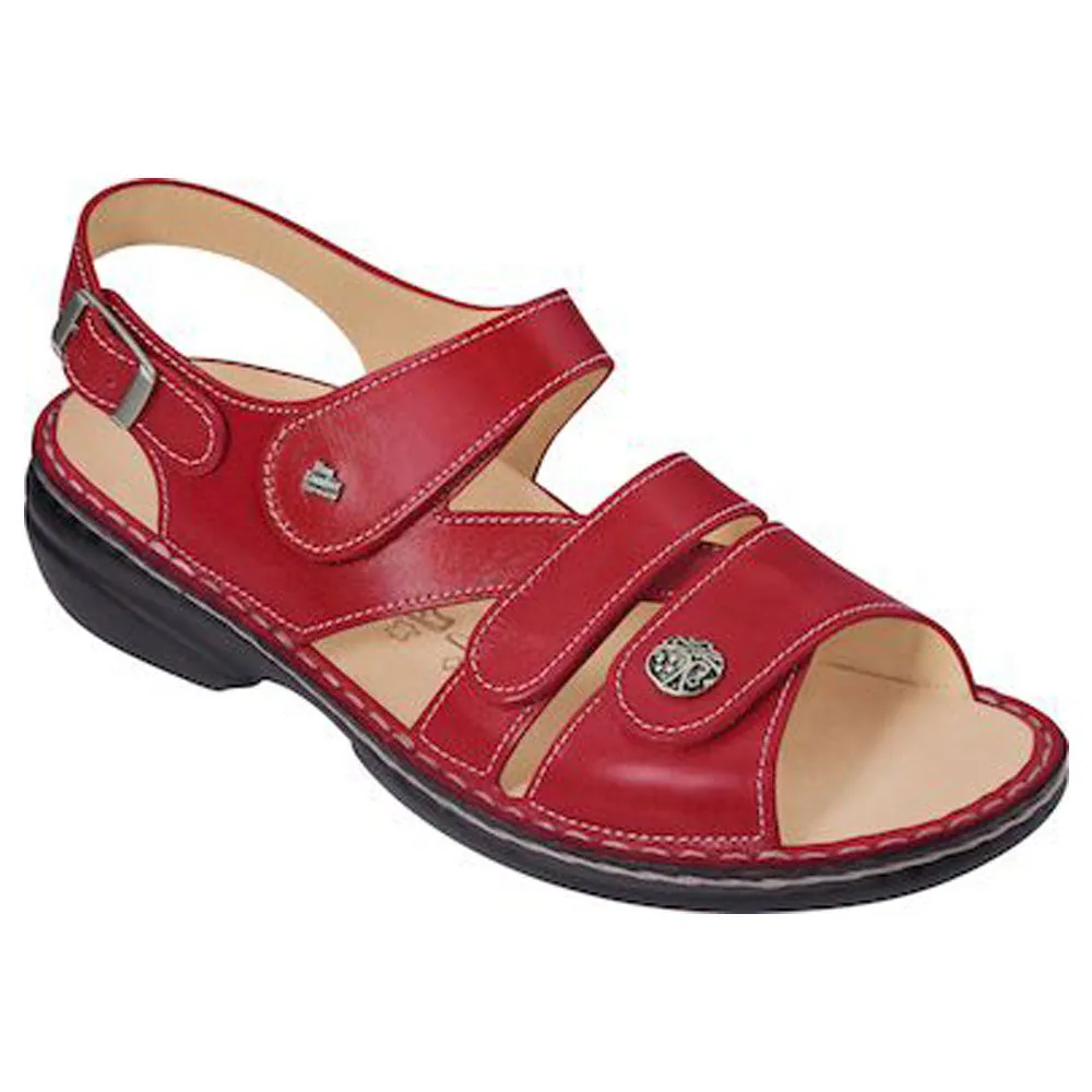 Finn Comfort Gomera Sandal Red Nappa (Women's)