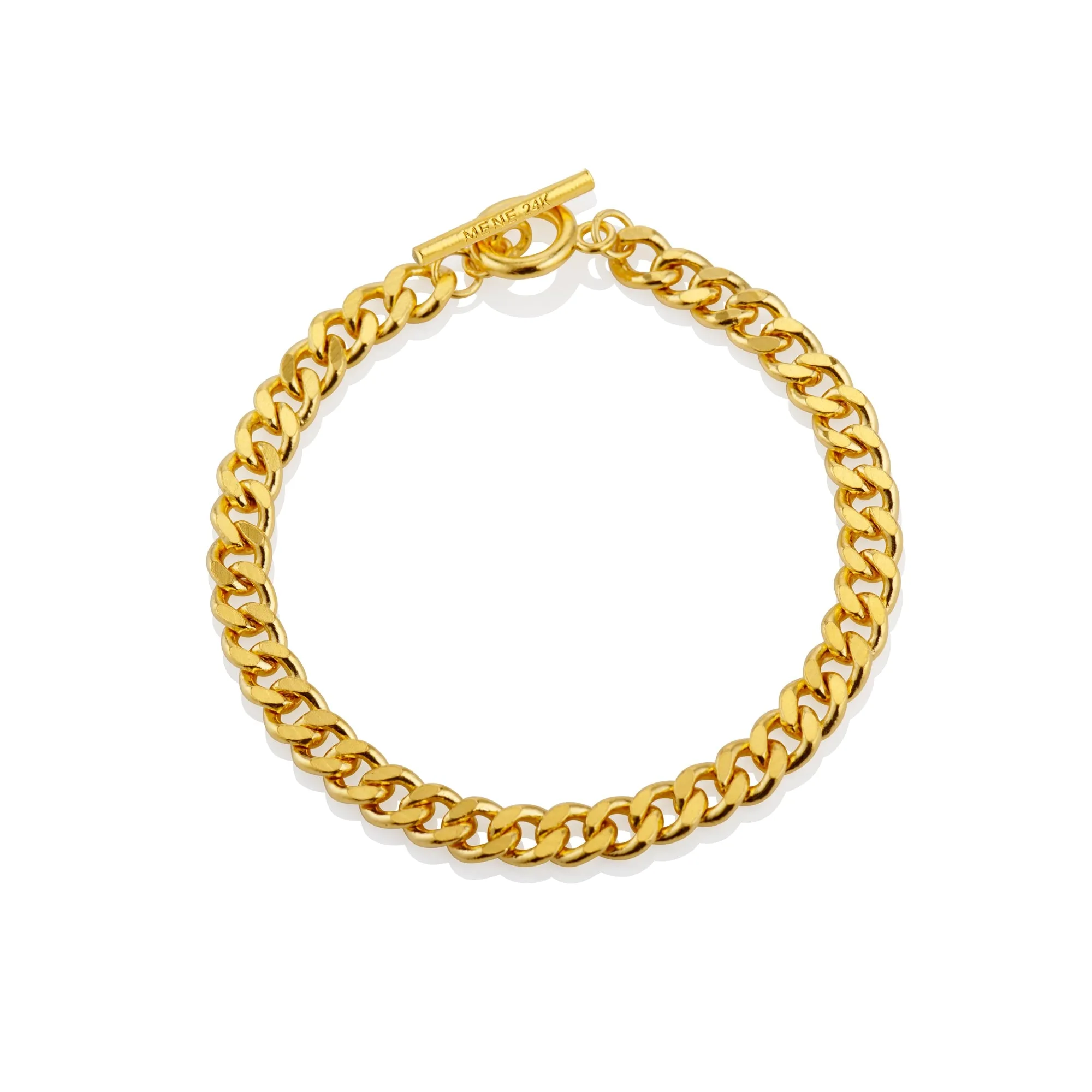 Flat Curb Chain Bracelet