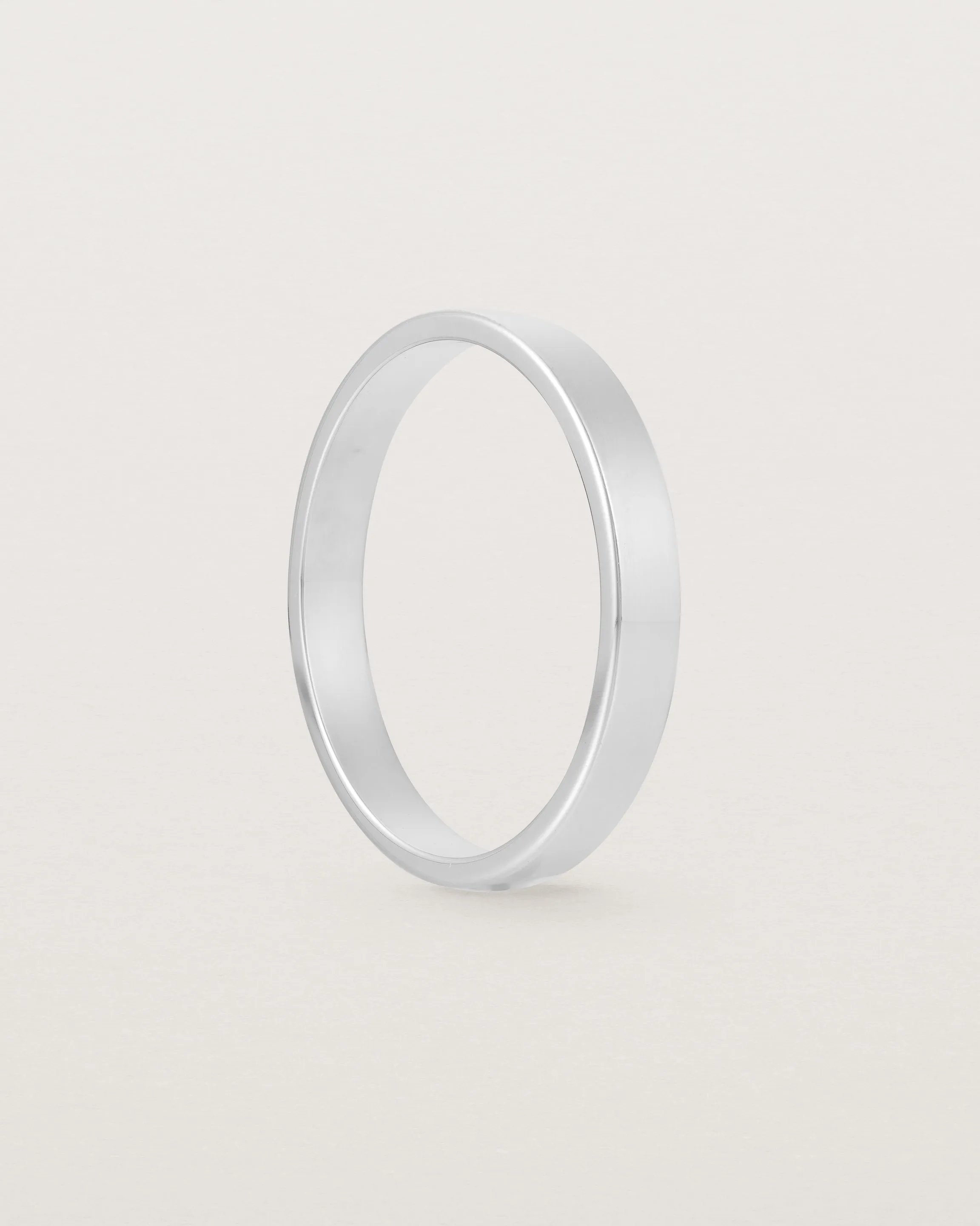 Flat Wedding Ring | 3mm