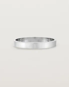 Flat Wedding Ring | 3mm