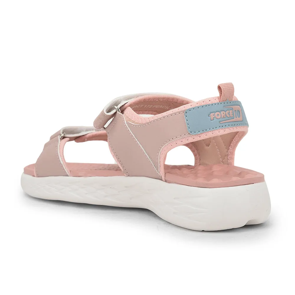 Force 10 Casual Sandal For Women (Peach) IMPACT-172 By Liberty