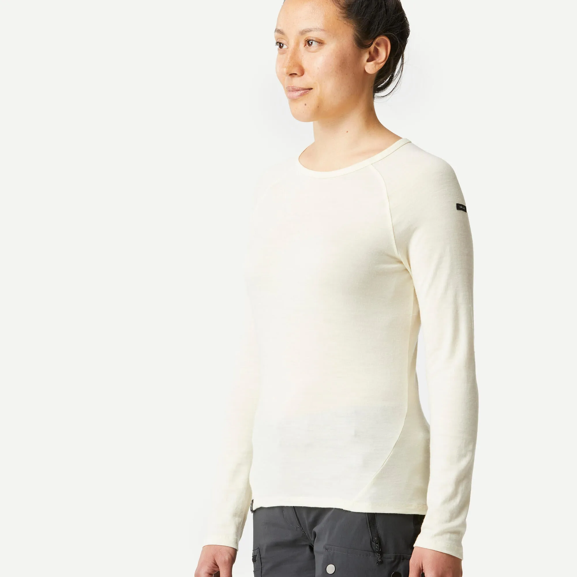 Forclaz Women's MT500 100% Merino Wool Long-sleeve Shirt