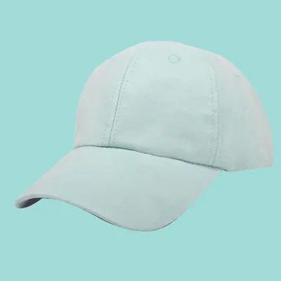 FREE SHIP-JUST PLAIN PASTEL SUEDE CAP