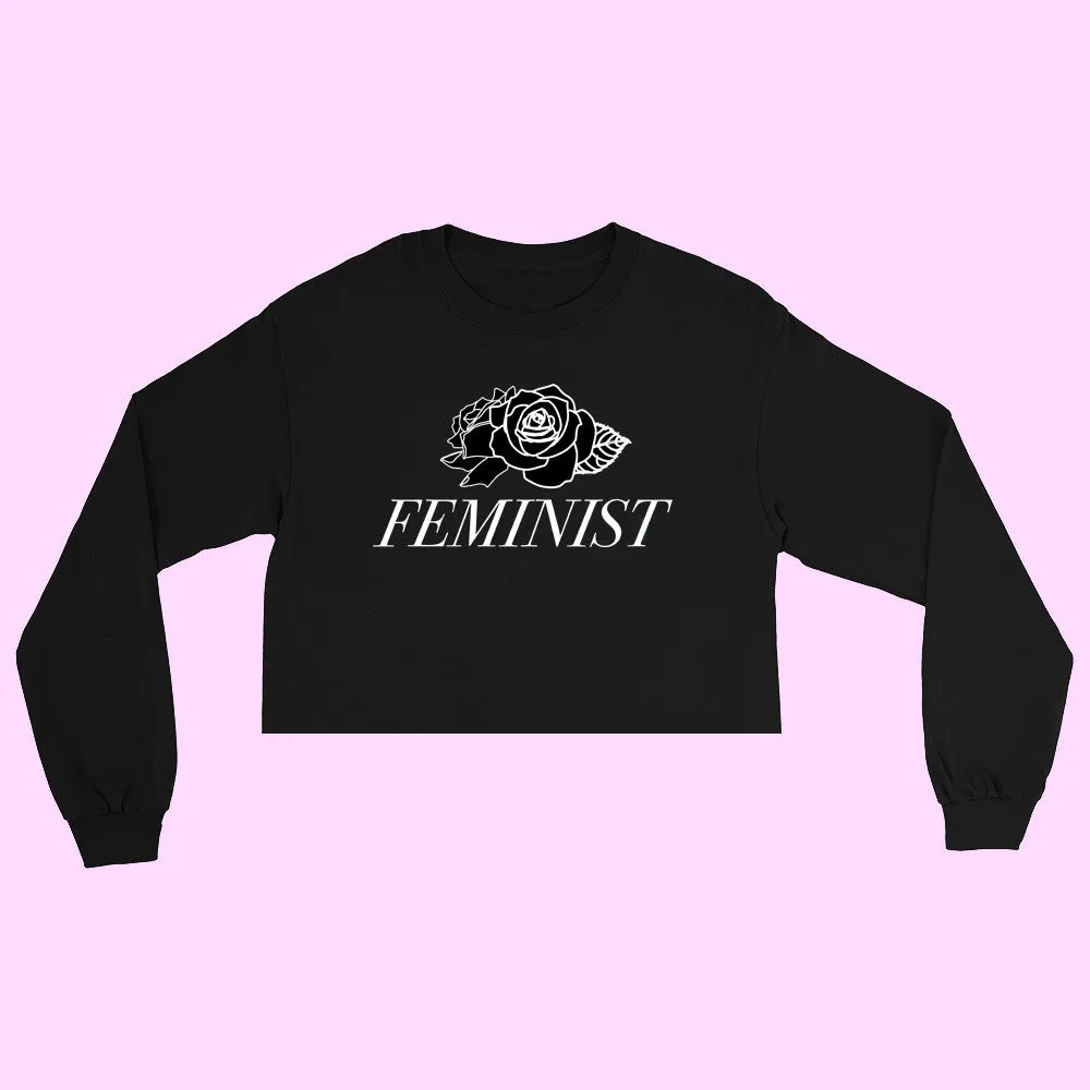 GIRLS POWER - NEW Feminist jumper crop top